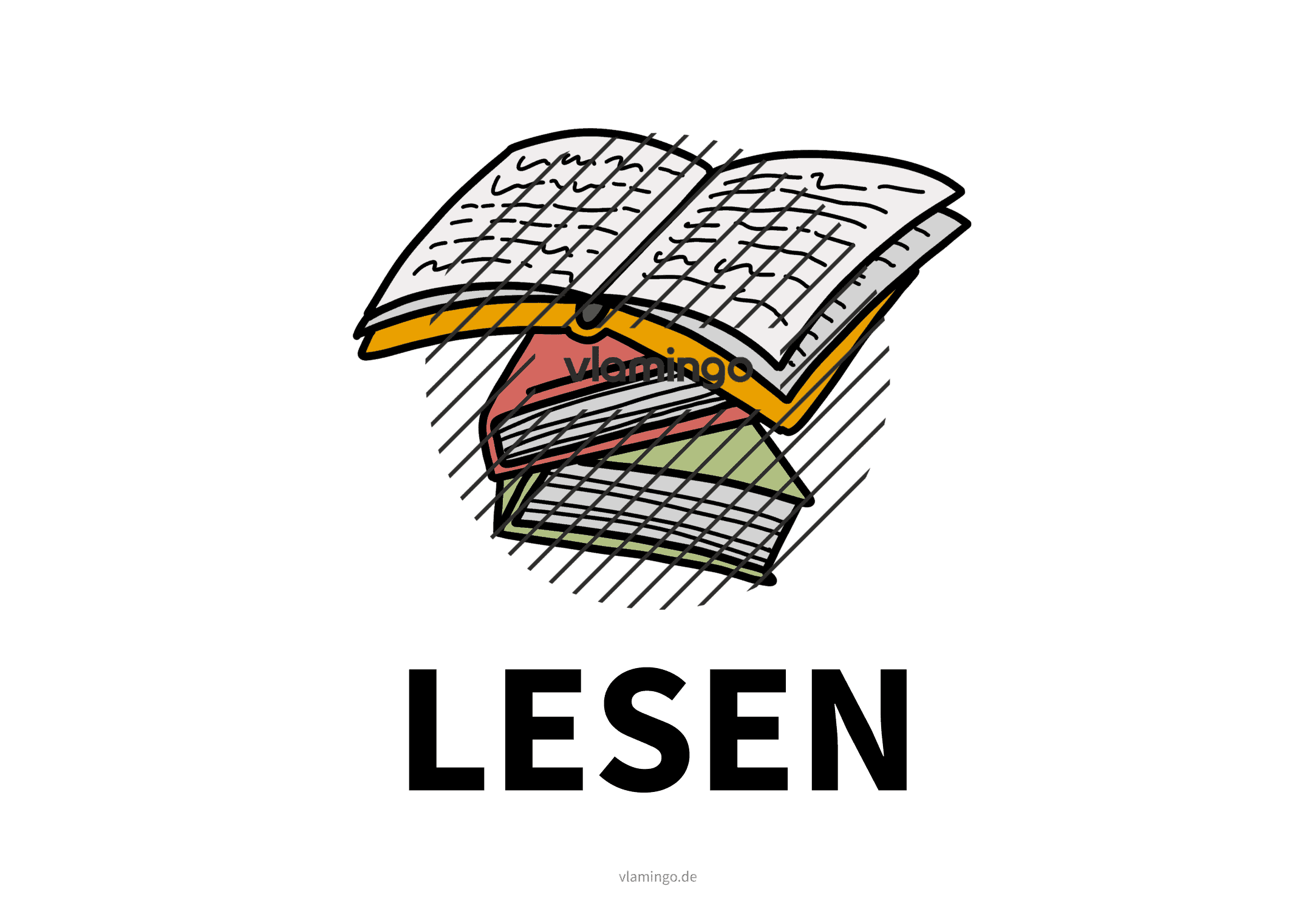 Unterrichtsfach - Lesen - Karte