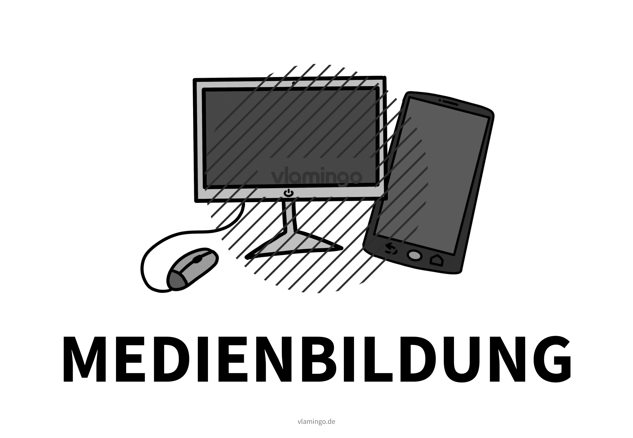 Unterrichtsfach - Medienbildung - Karte