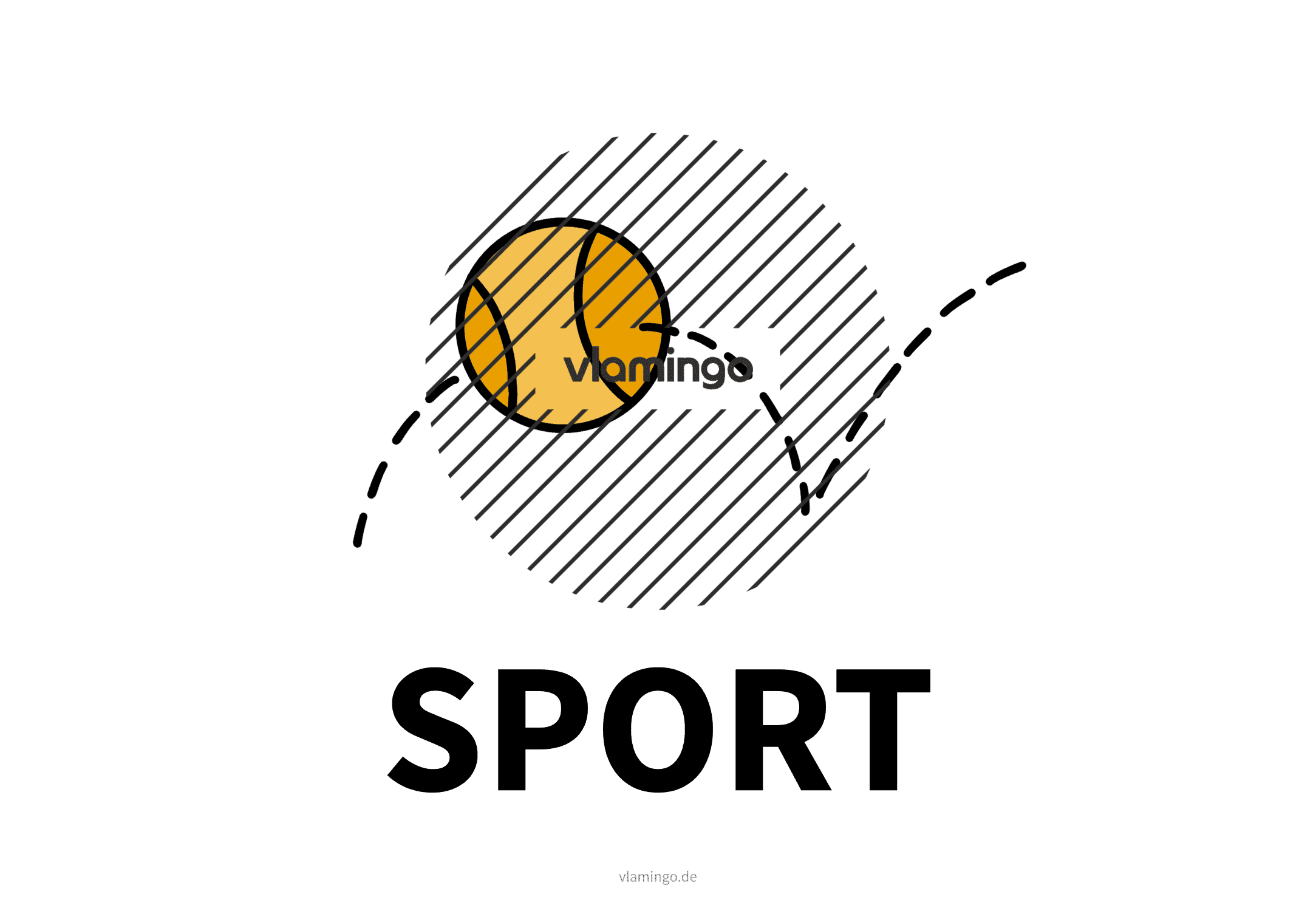 Unterrichtsfach - Sport - Karte