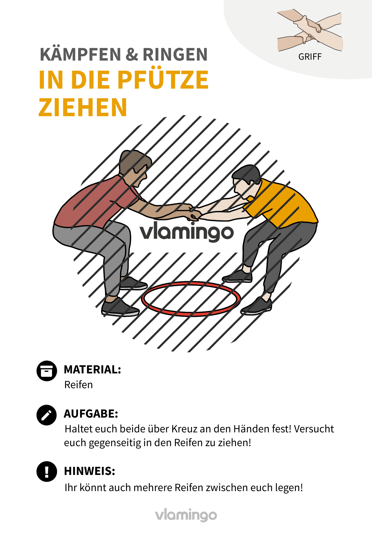 Übung - In die Pfütze ziehen