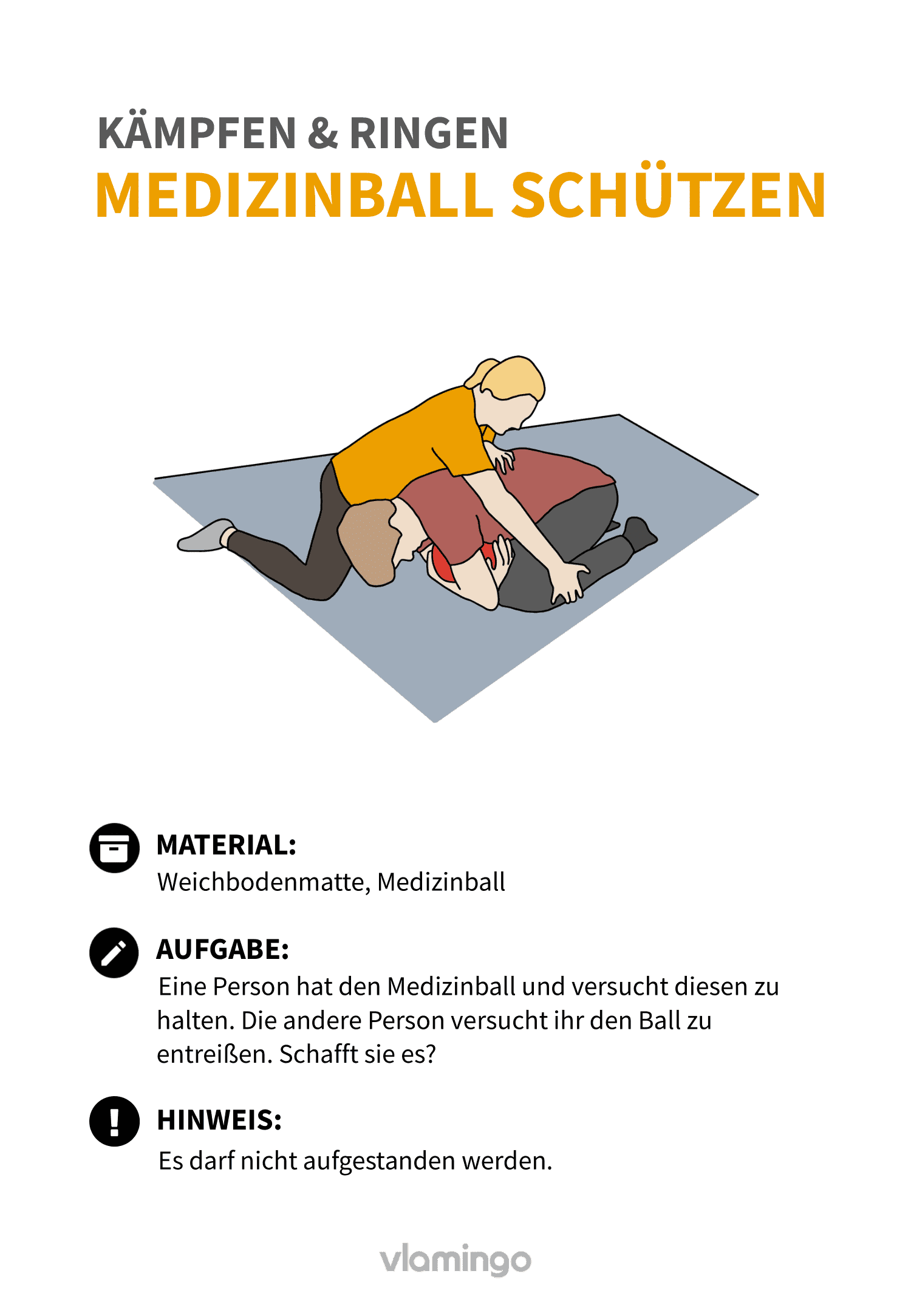 Übung - Medizinball schützen