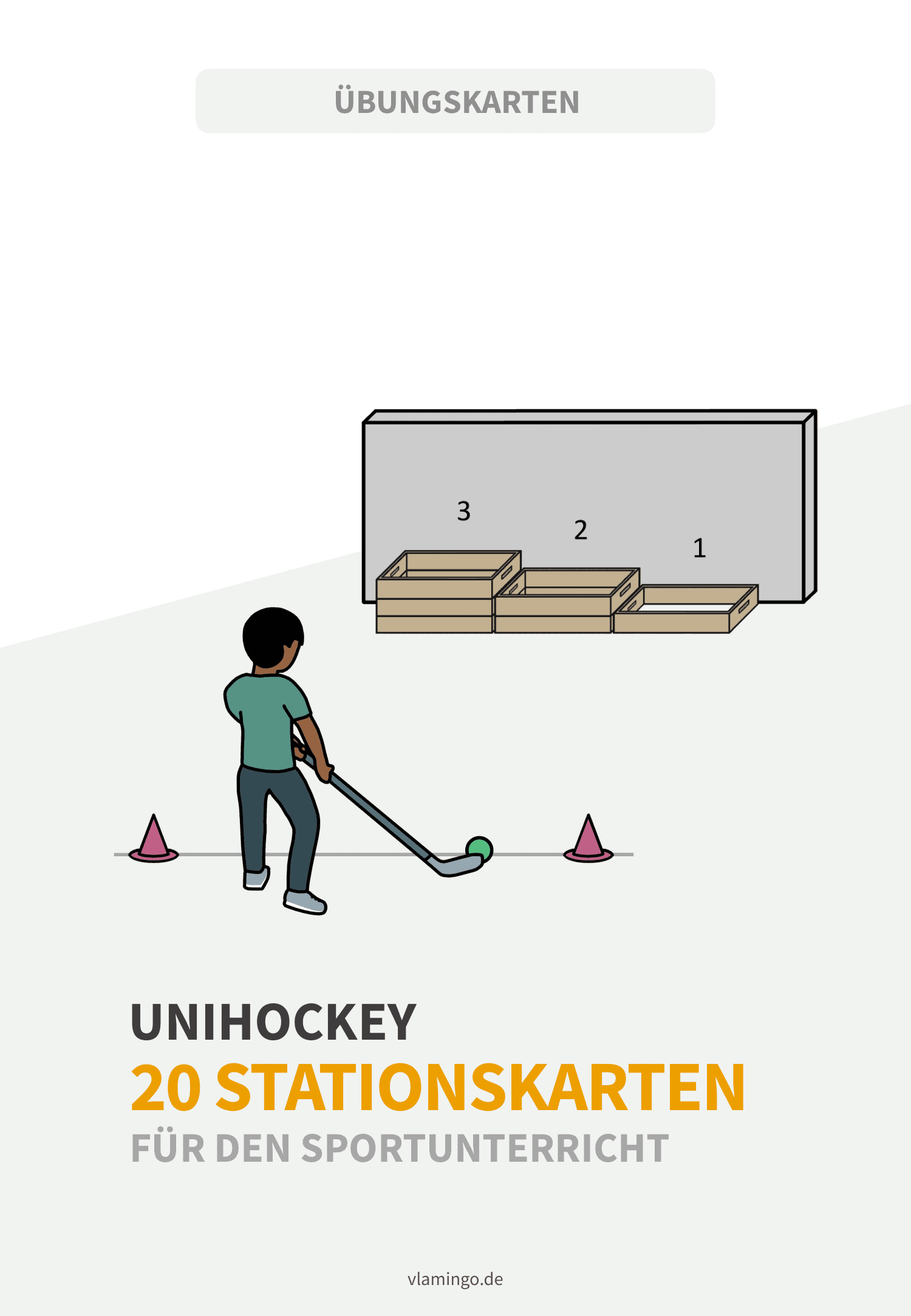Unihockey - 20 Stationskarten für den Sportunterricht