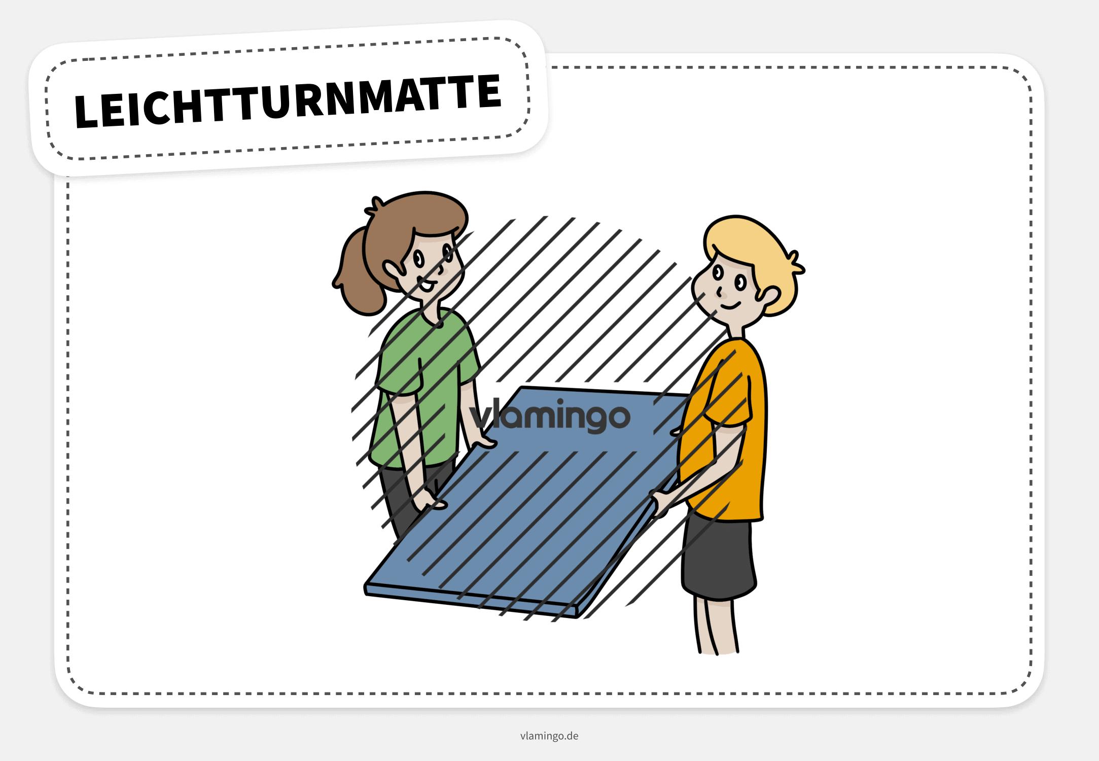 Geräteführerschein - Leichtturnmatte tragen Geräteführerschein - Leichtturnmatte tragen