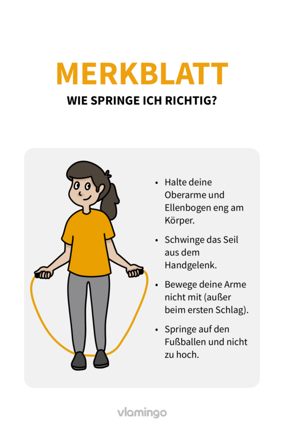 Merkblatt - Seilspringen - wie springe ich Seil Merkblatt - Seilspringen - Wie springe ich Seil?