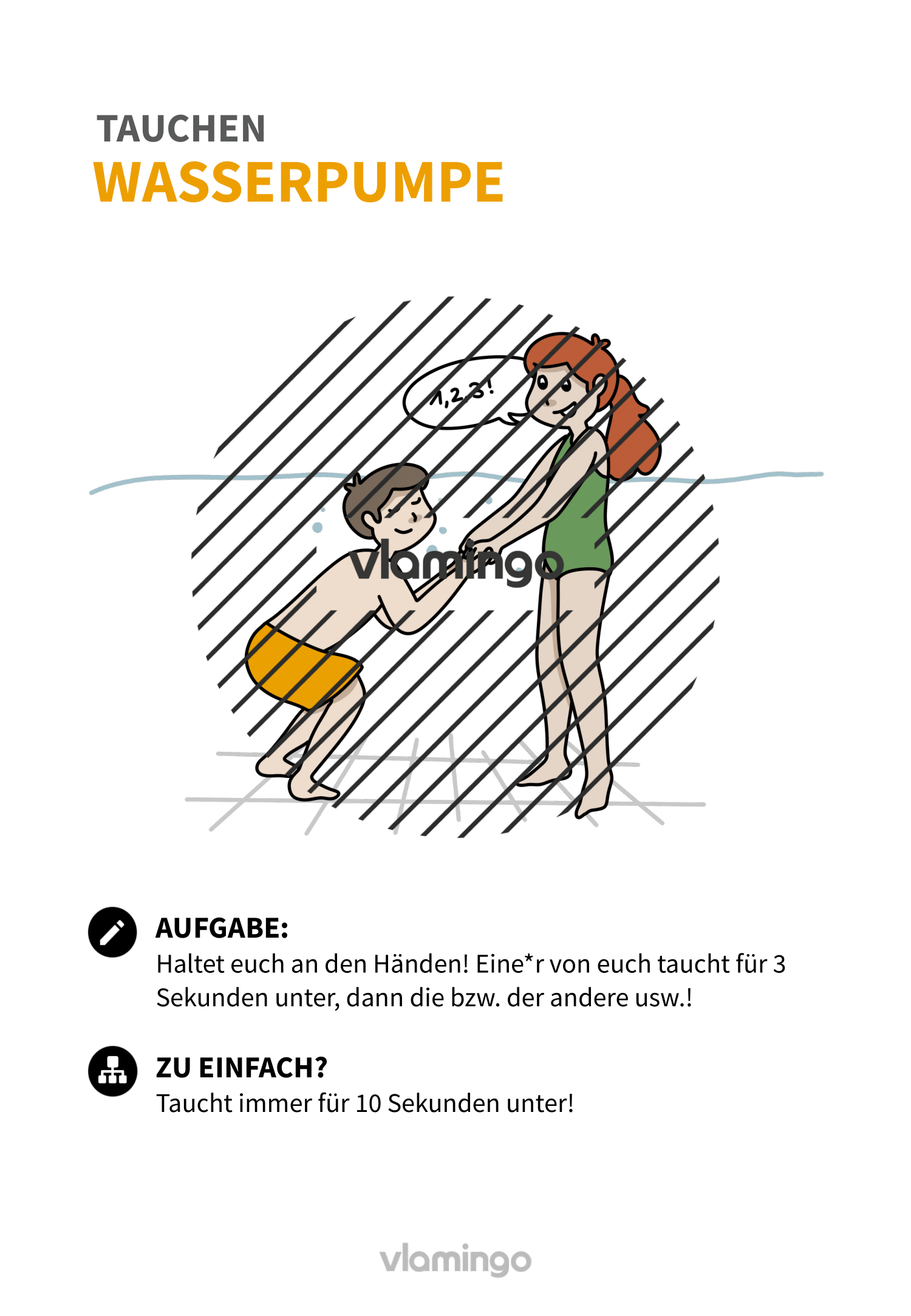 Übung 2 - Tauchen im Schwimmunterricht