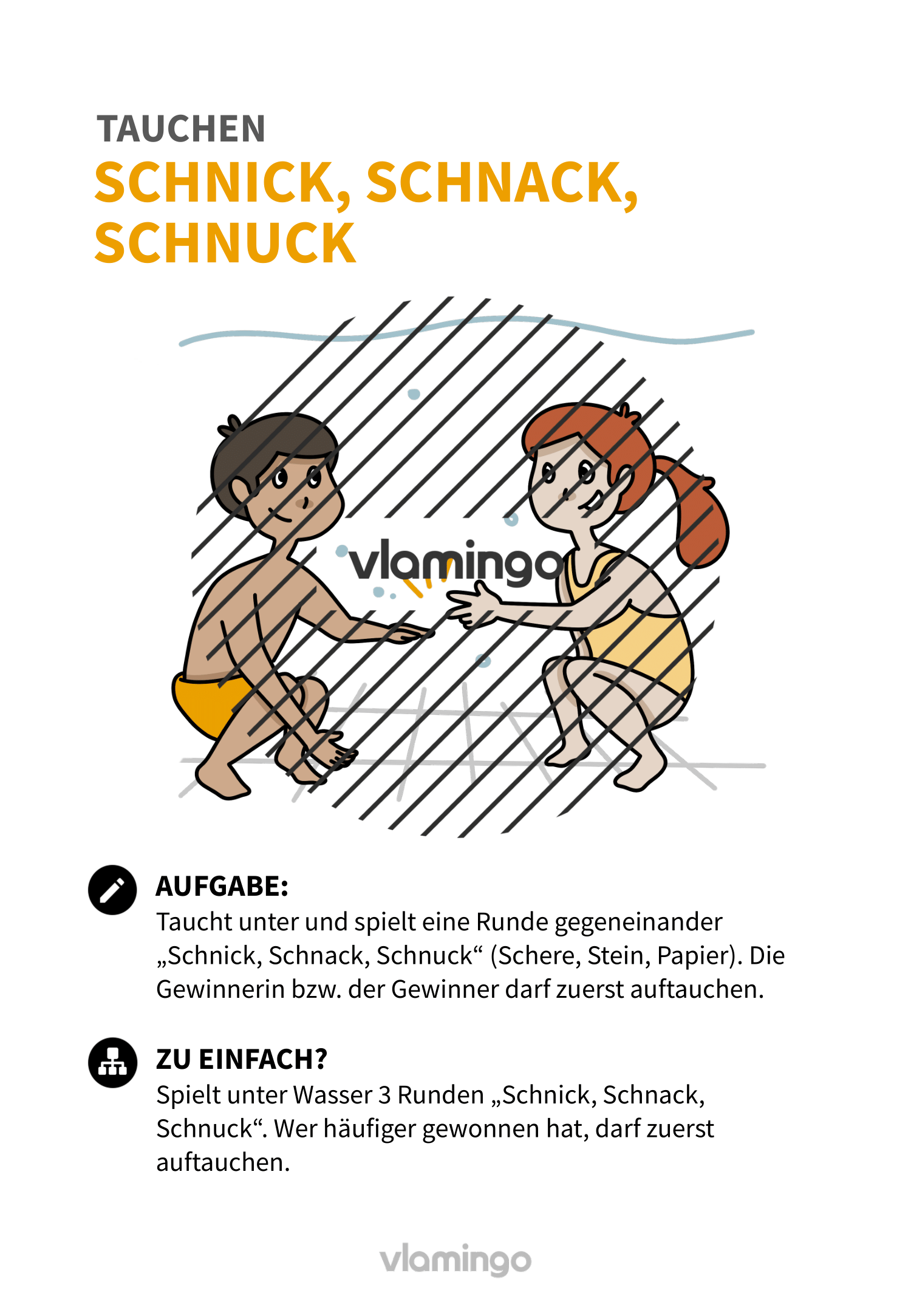 Übung 7 - Tauchen im Schwimmunterricht