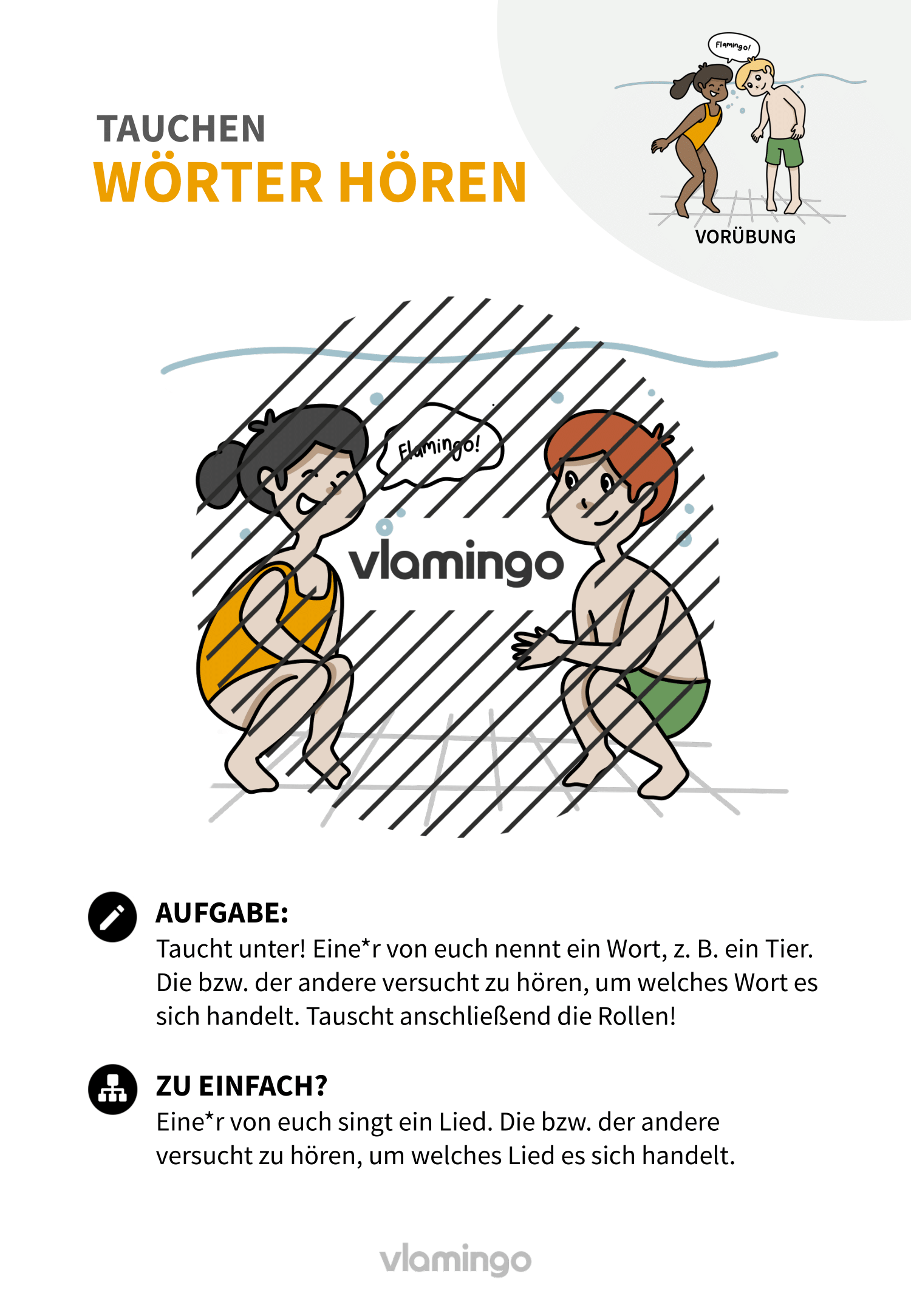 Übung 8 - Tauchen im Schwimmunterricht