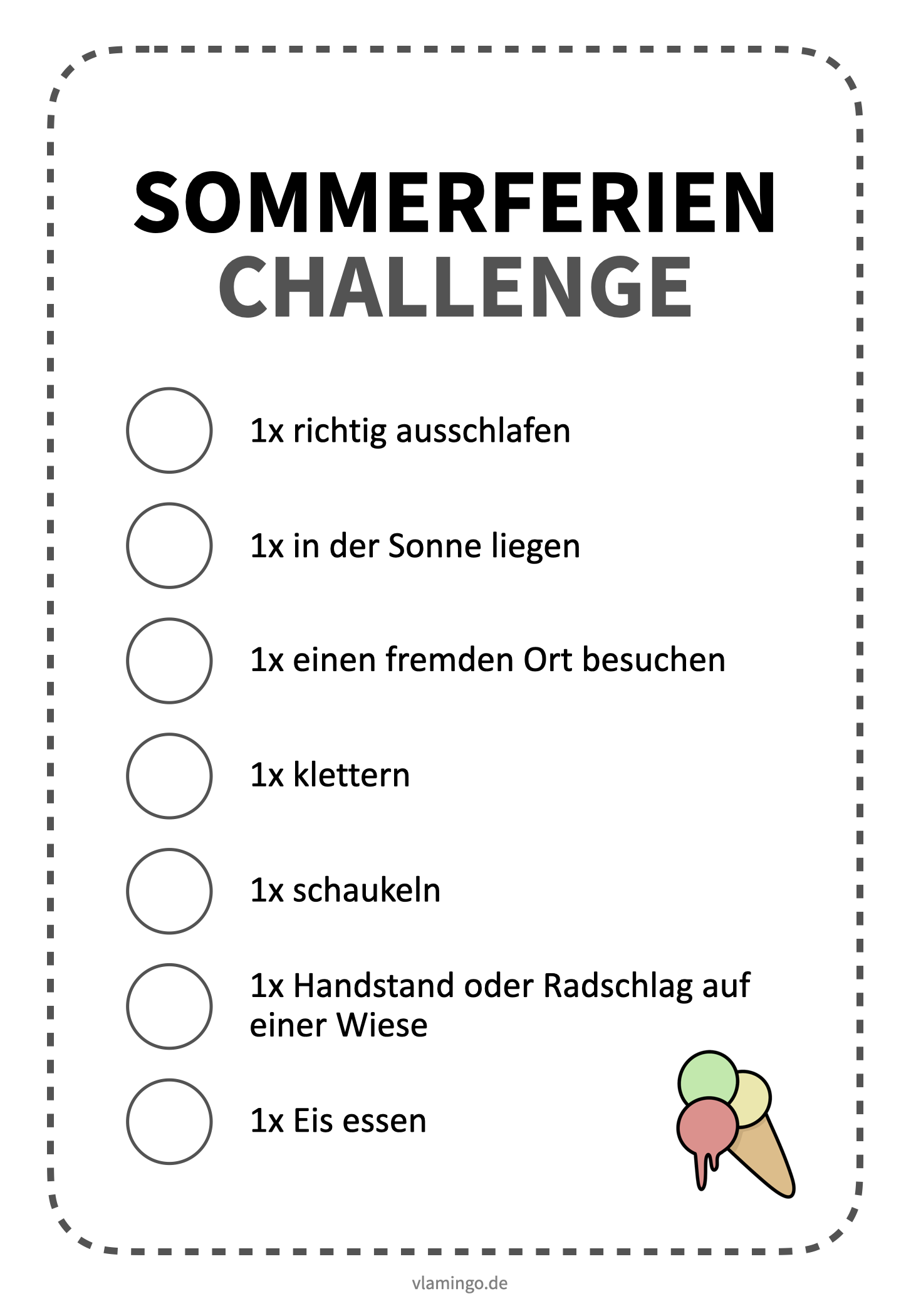 Sommerferien-Challenge - 1