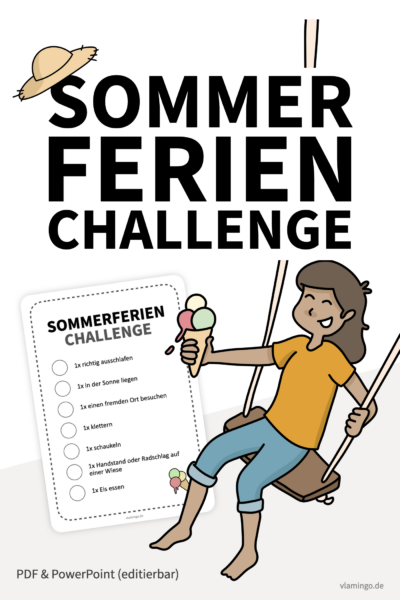 Sommerferien-Challenge für Kinder - vlamingo