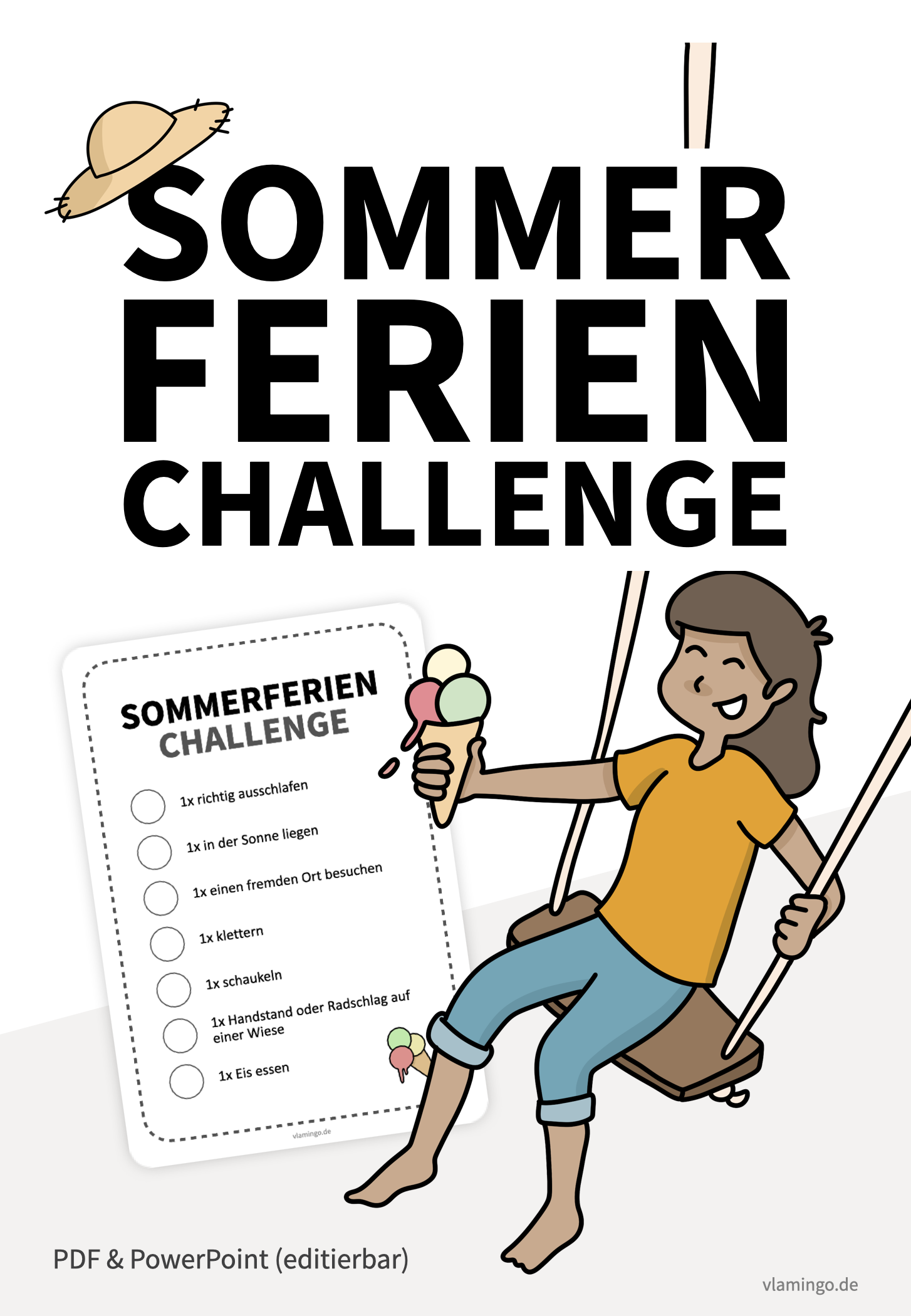 Sommerferien-Challenge für Kinder - vlamingo