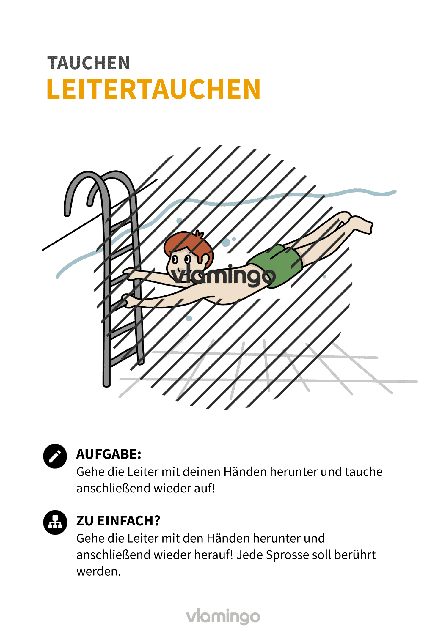 Übung 19 - Tauchen im Schwimmunterricht