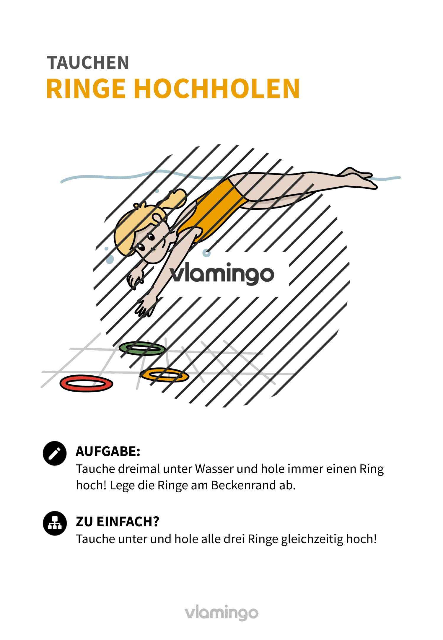 Übung 22 - Tauchen im Schwimmunterricht