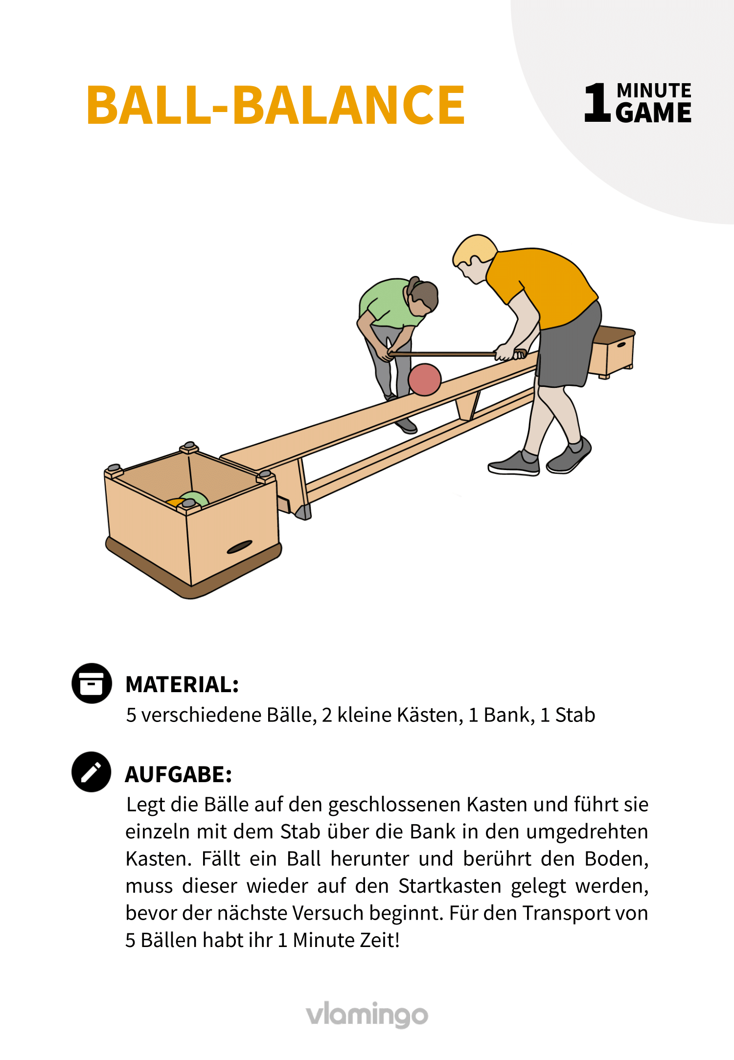 1 Minute Game - Spiel - Ball-Balance 1 Minute Game - Spiel - Ball-Balance