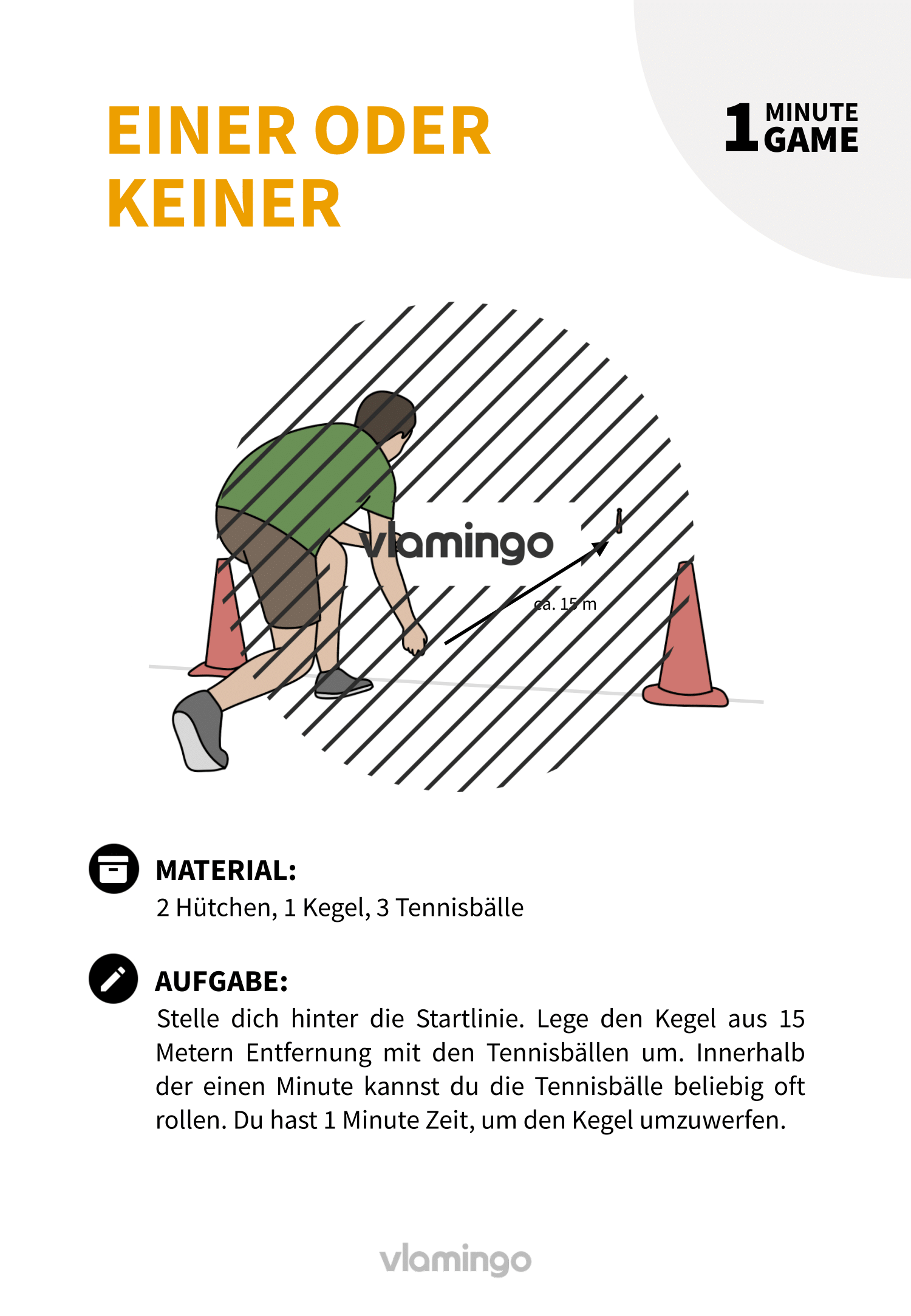 1 Minute Game - Spiel - Einer oder keiner 1 Minute Game - Spiel - Einer oder keiner