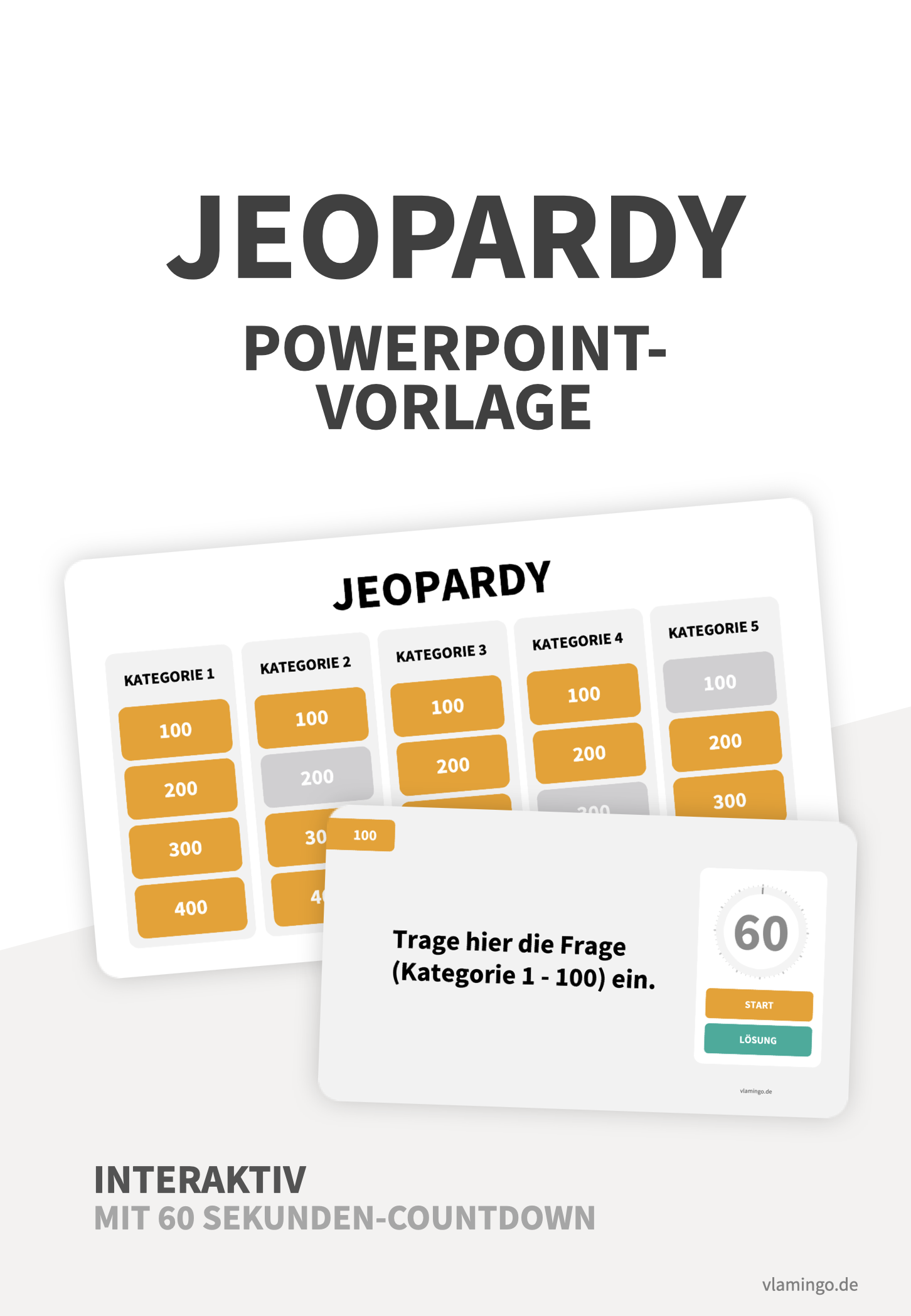 Jeopardy - PowerPoint-Vorlage (Template)