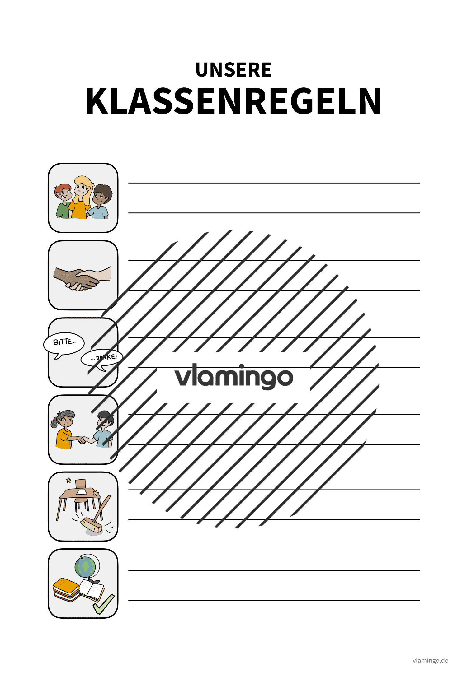 Arbeitsblatt - Klassenregeln