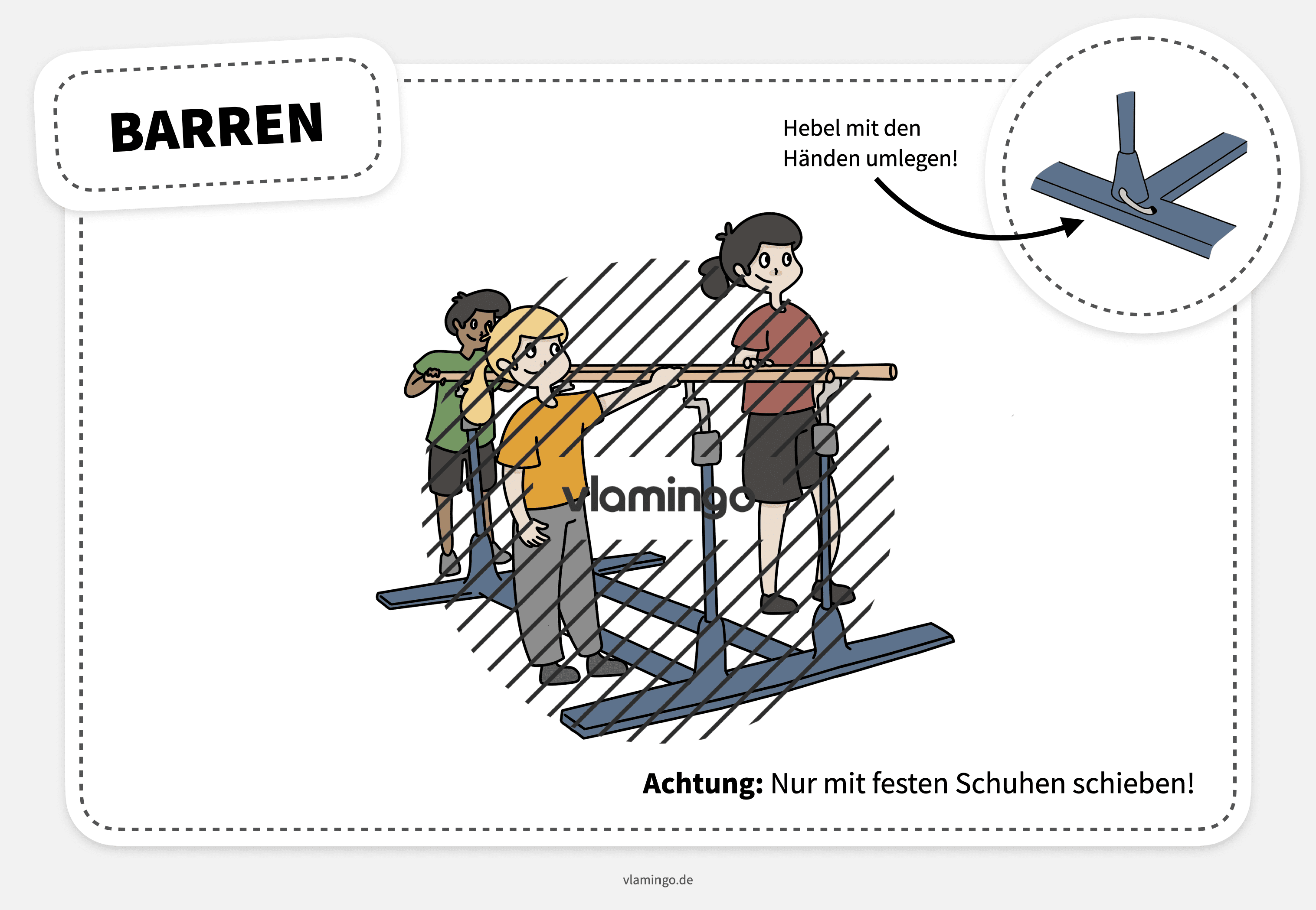 Geräteführerschein - Barren schieben