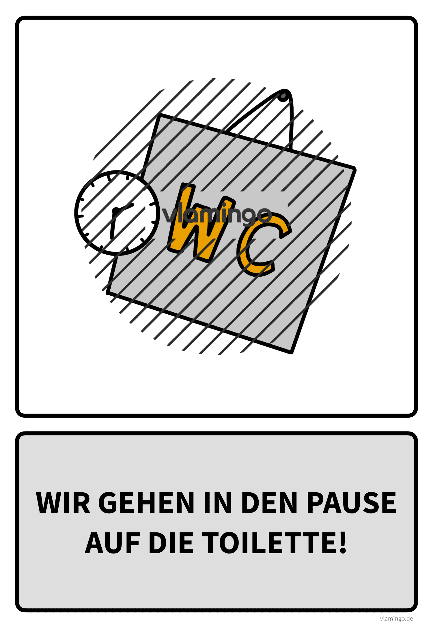 Klassenregel - Wir gehen in den Pause auf die Toilette Klassenregel - Wir gehen in den Pause auf die Toilette