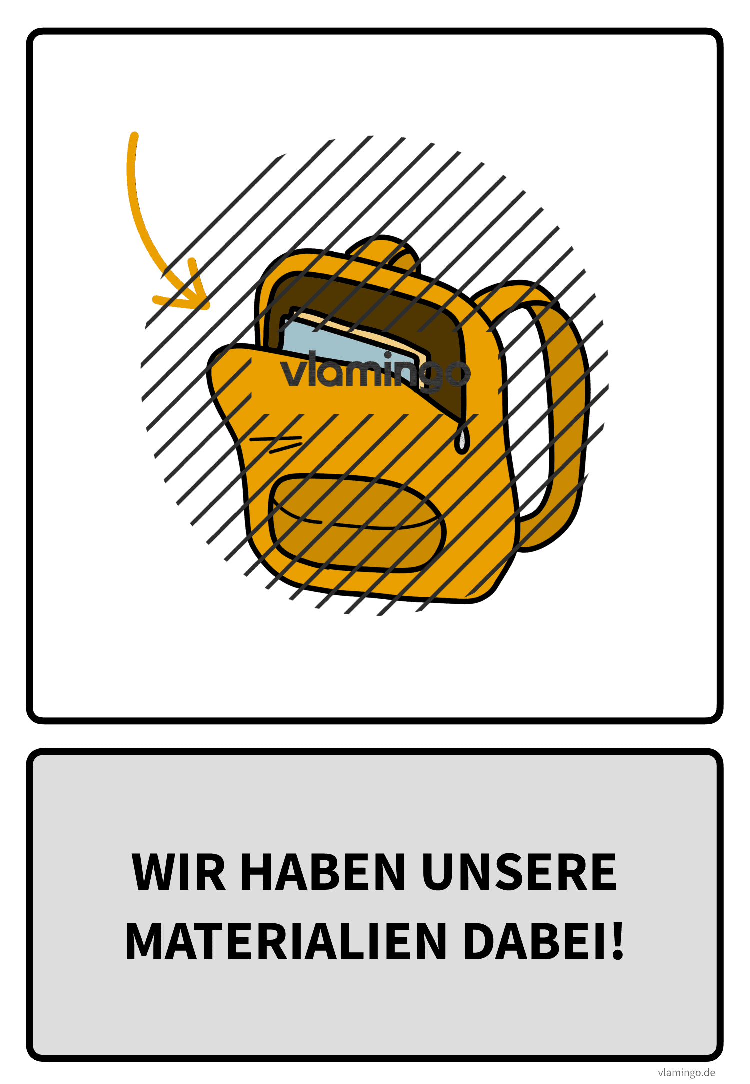 Klassenregel - Wir haben unsere Materialien dabei Klassenregel - Wir haben unsere Materialien dabei
