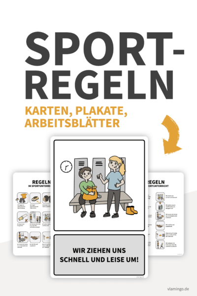 Regeln im Sportunterricht - Karten, Plakate, Arbeitsblätter