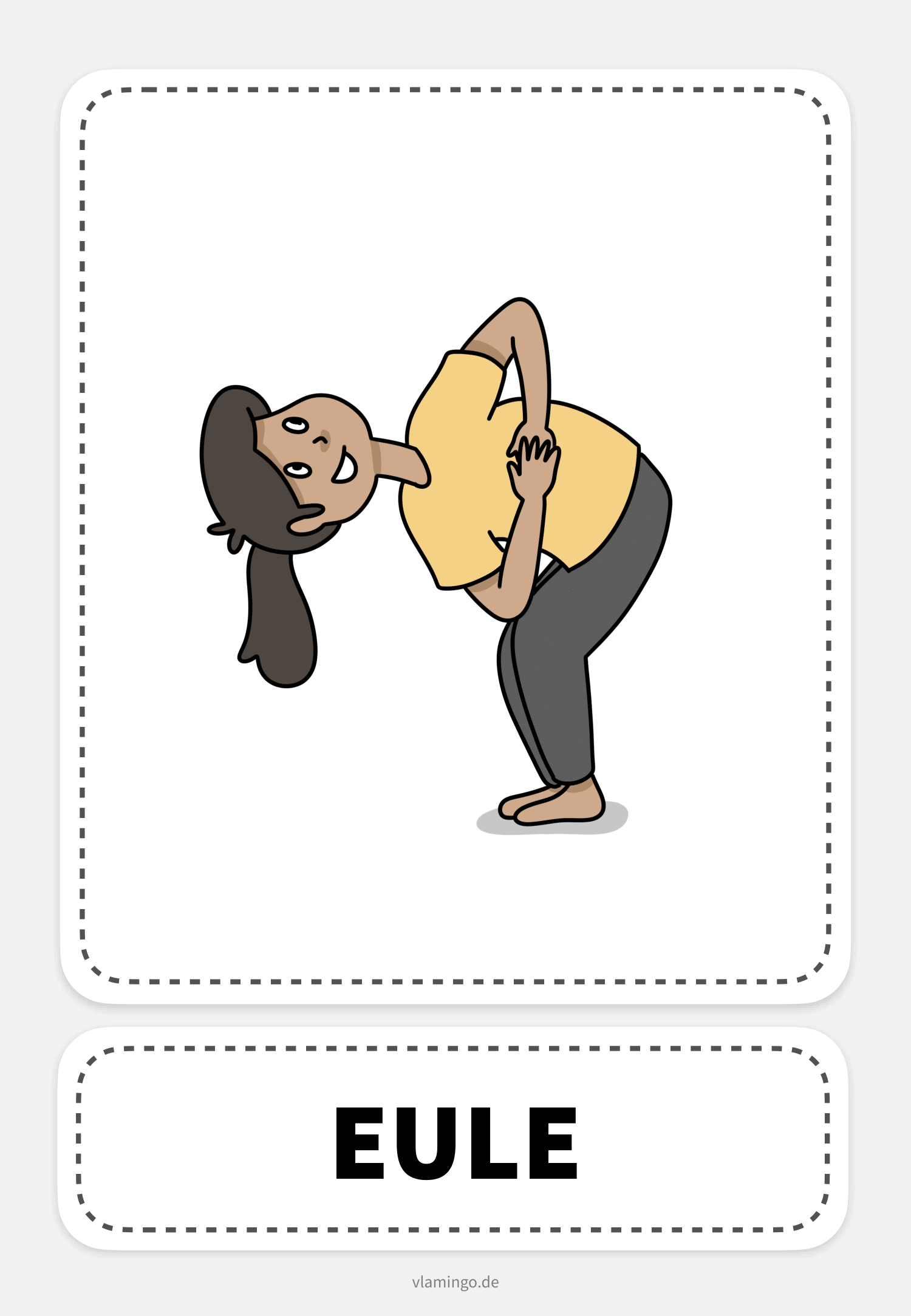 Eule - Yoga-Übung (Kinderyoga)