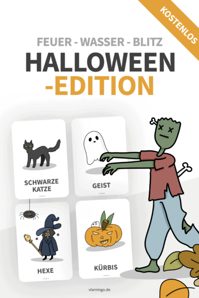 Feuer, Wasser, Blitz - Halloween-Edition für den Sportunterricht - Grundschule