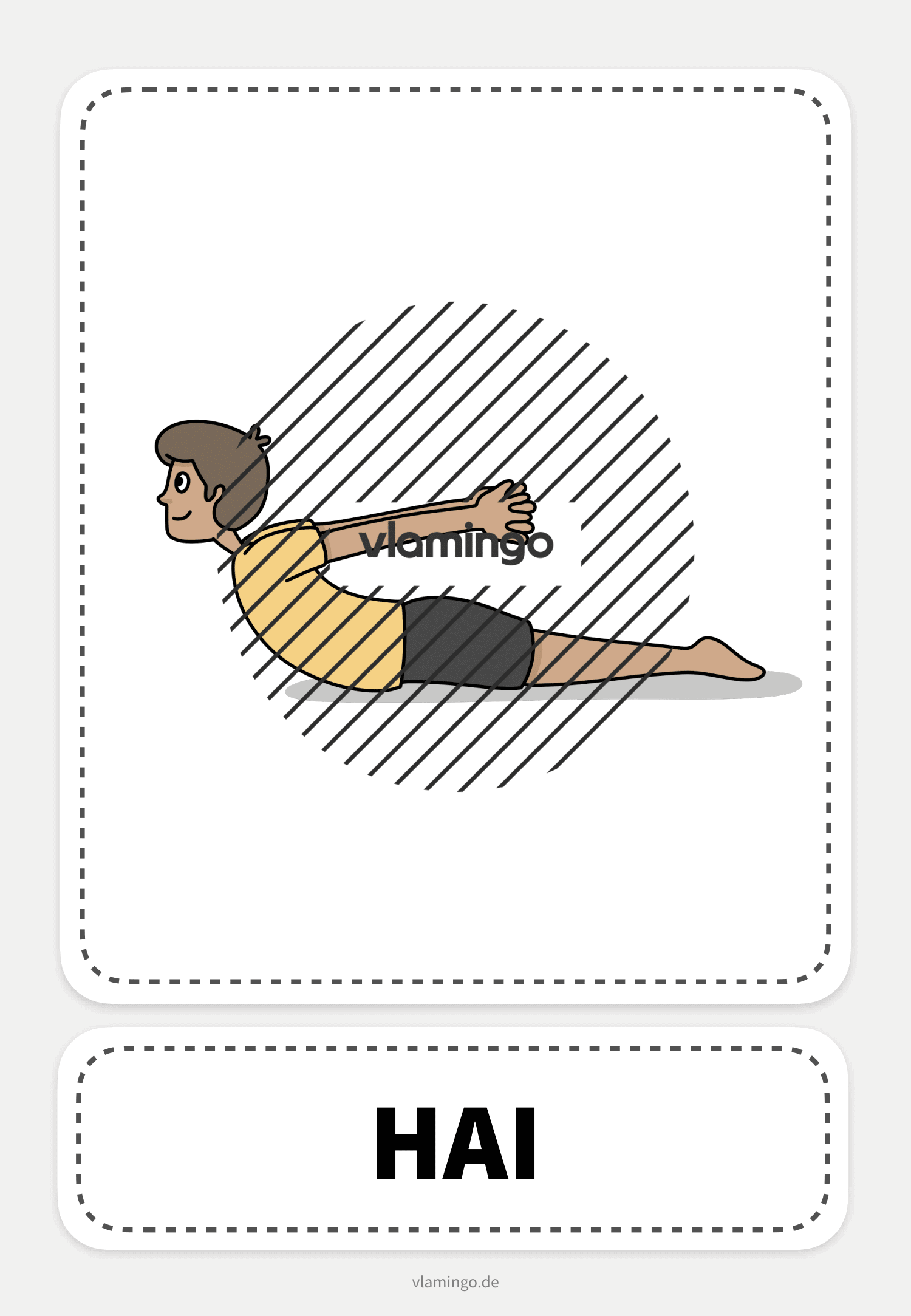 Hai - Yoga-Übung (Kinderyoga)