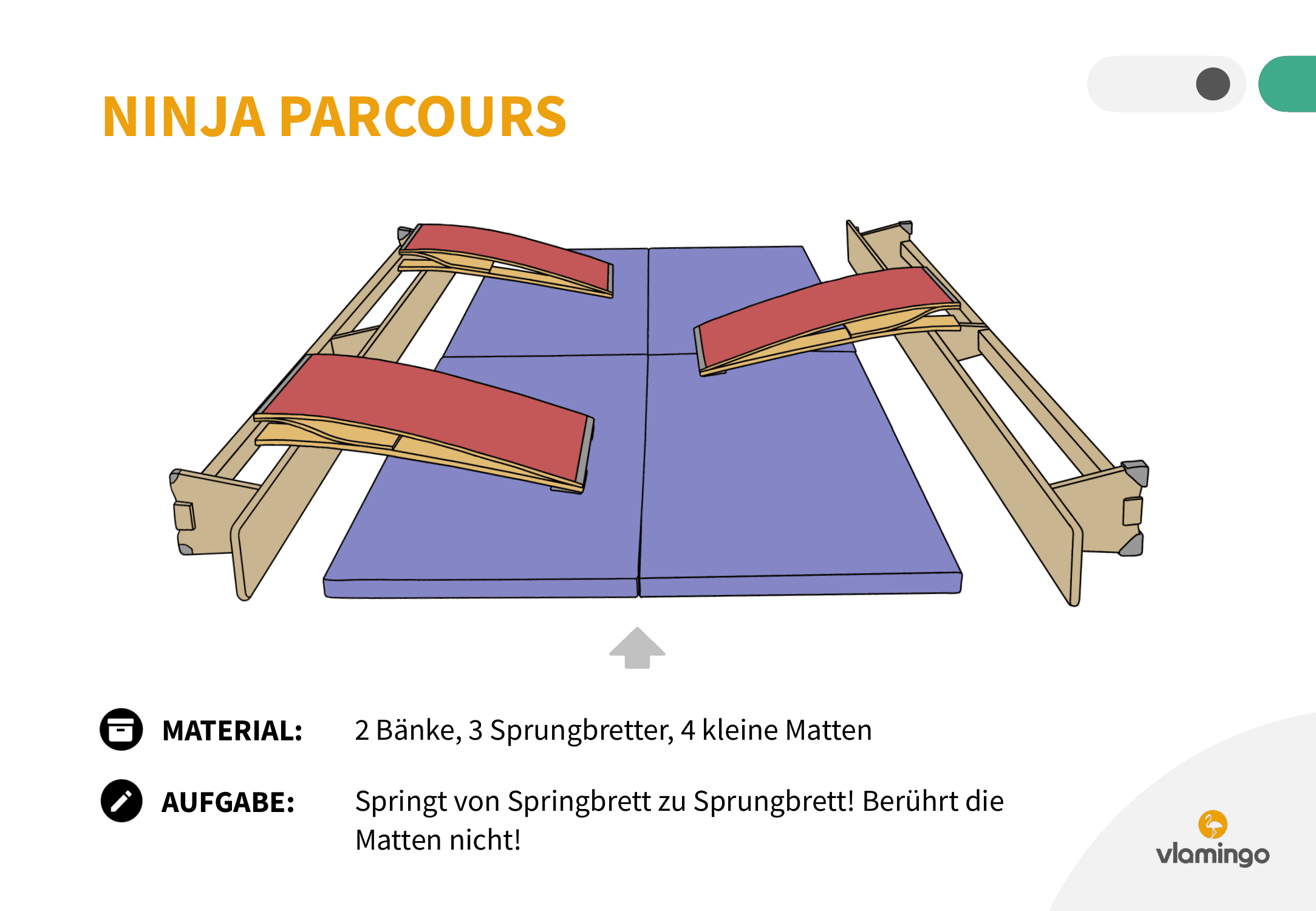 Ninja Parcours - Station 17 - Springen