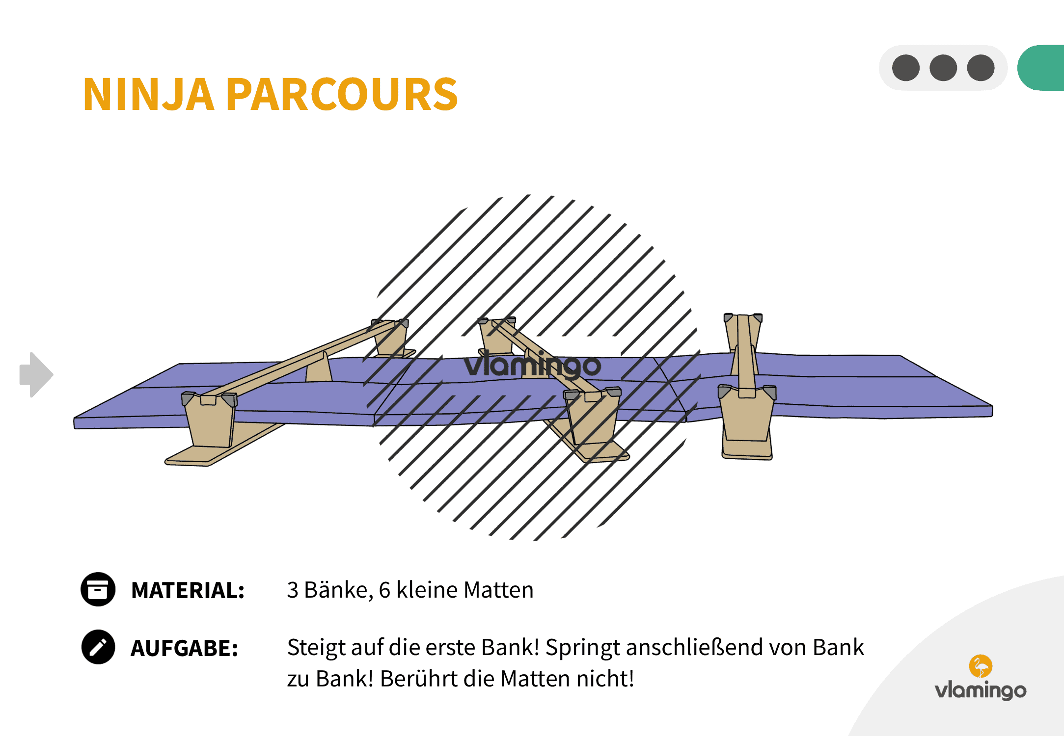 Ninja Parcours - Station 20 - Springen