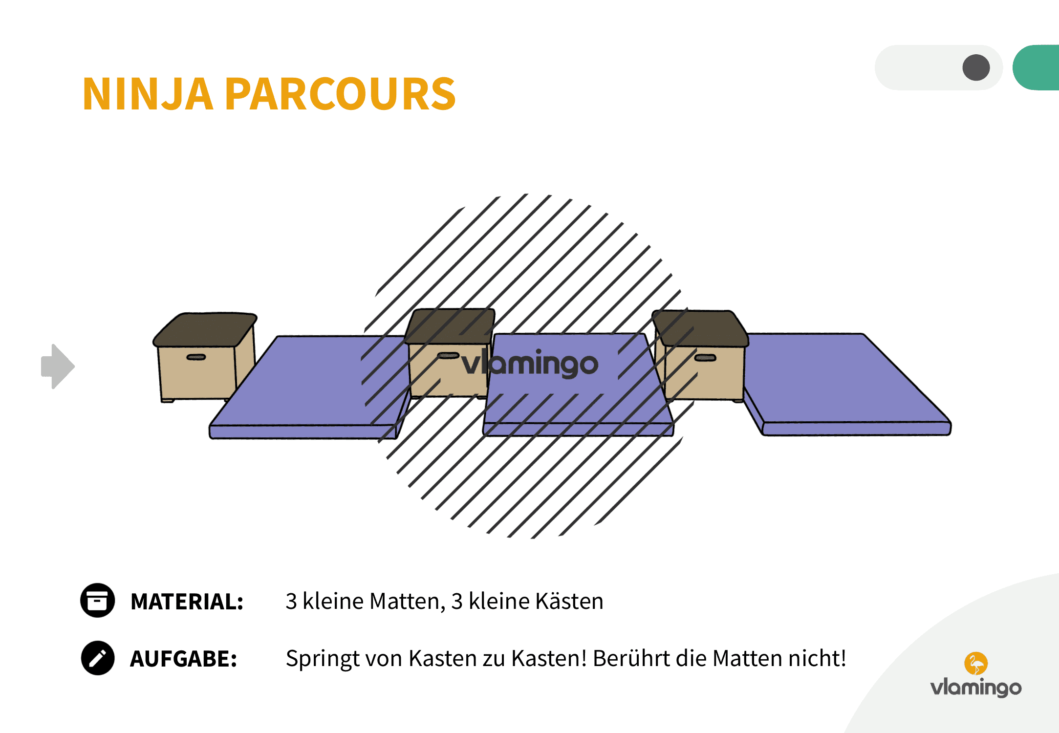 Ninja Parcours - Station 37 - Springen