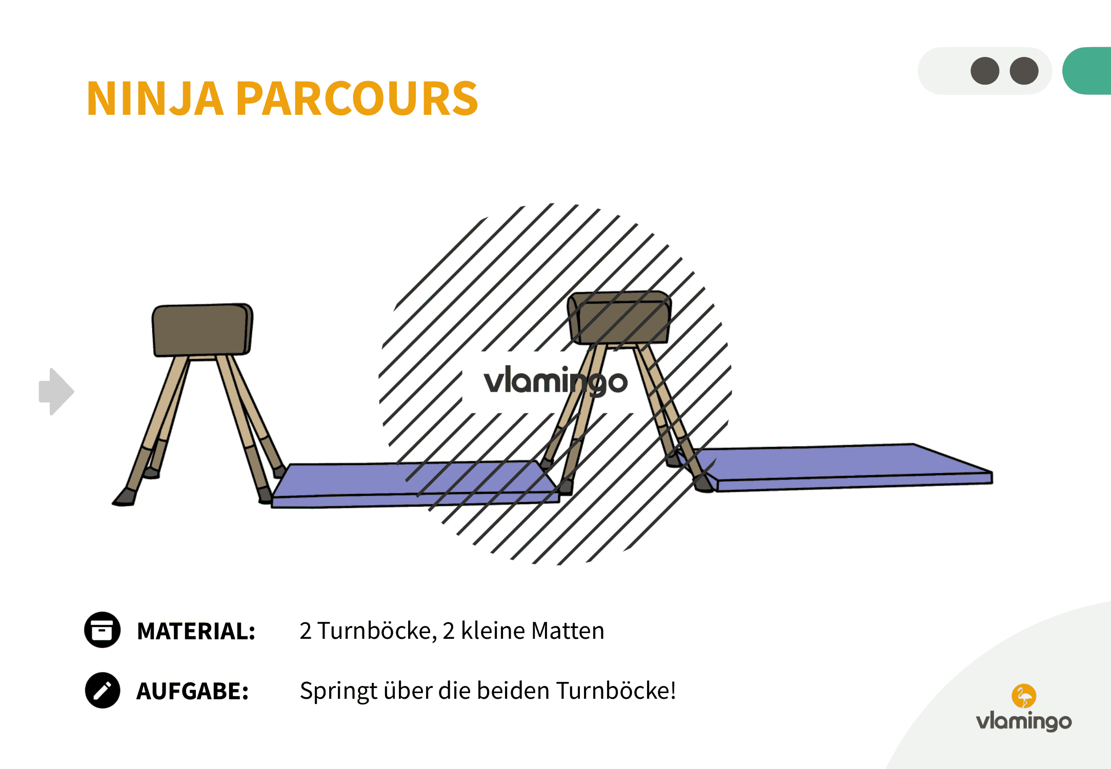 Ninja Parcours - Station 44 - Springen