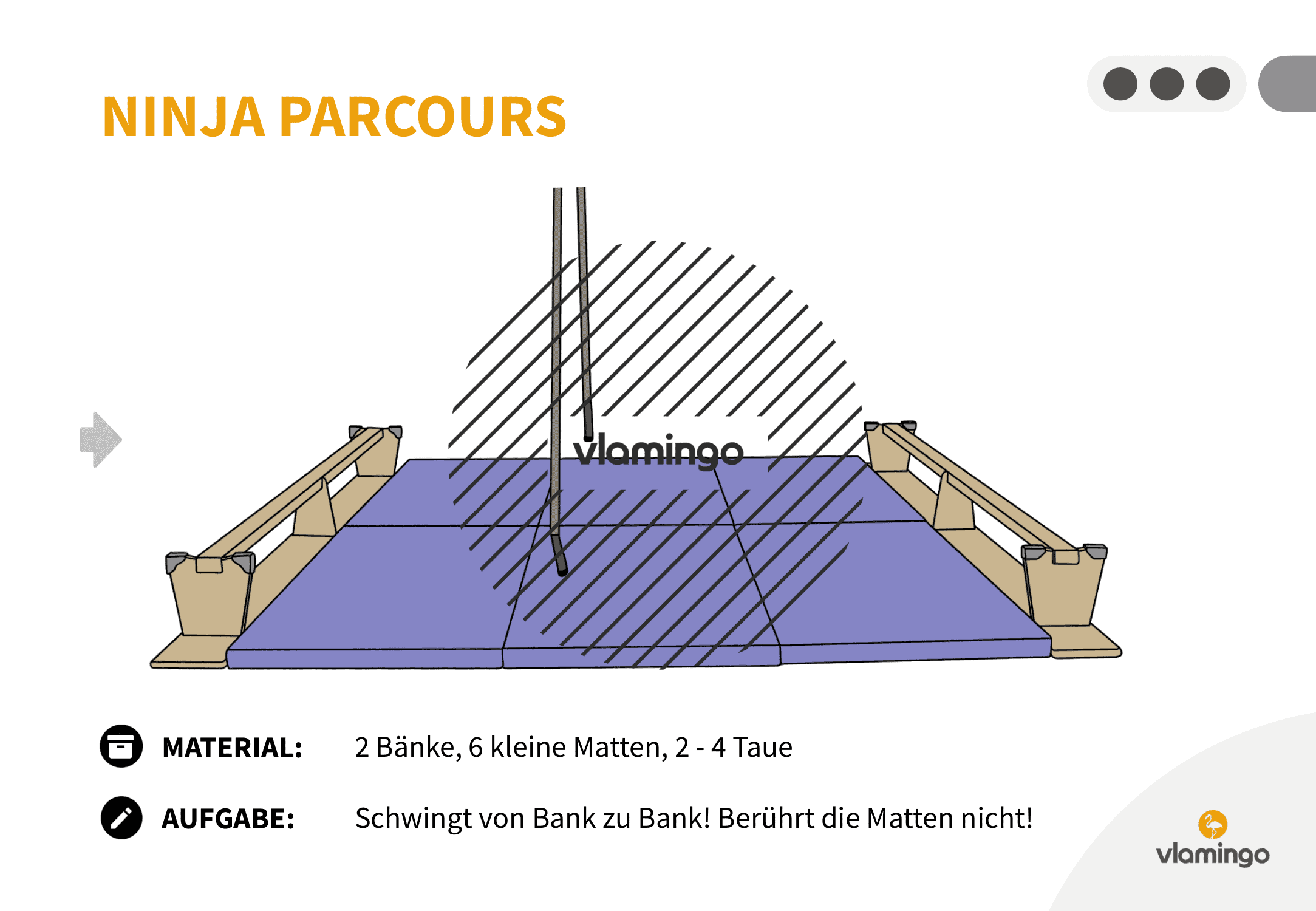 Ninja Parcours - Station 20 - Springen