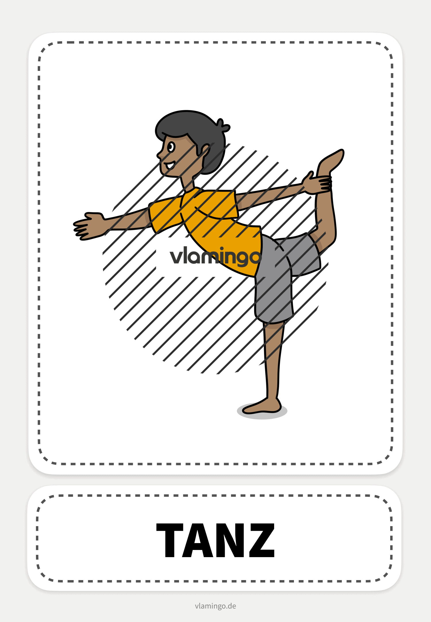 Tanz - Yoga-Übung (Kinderyoga)