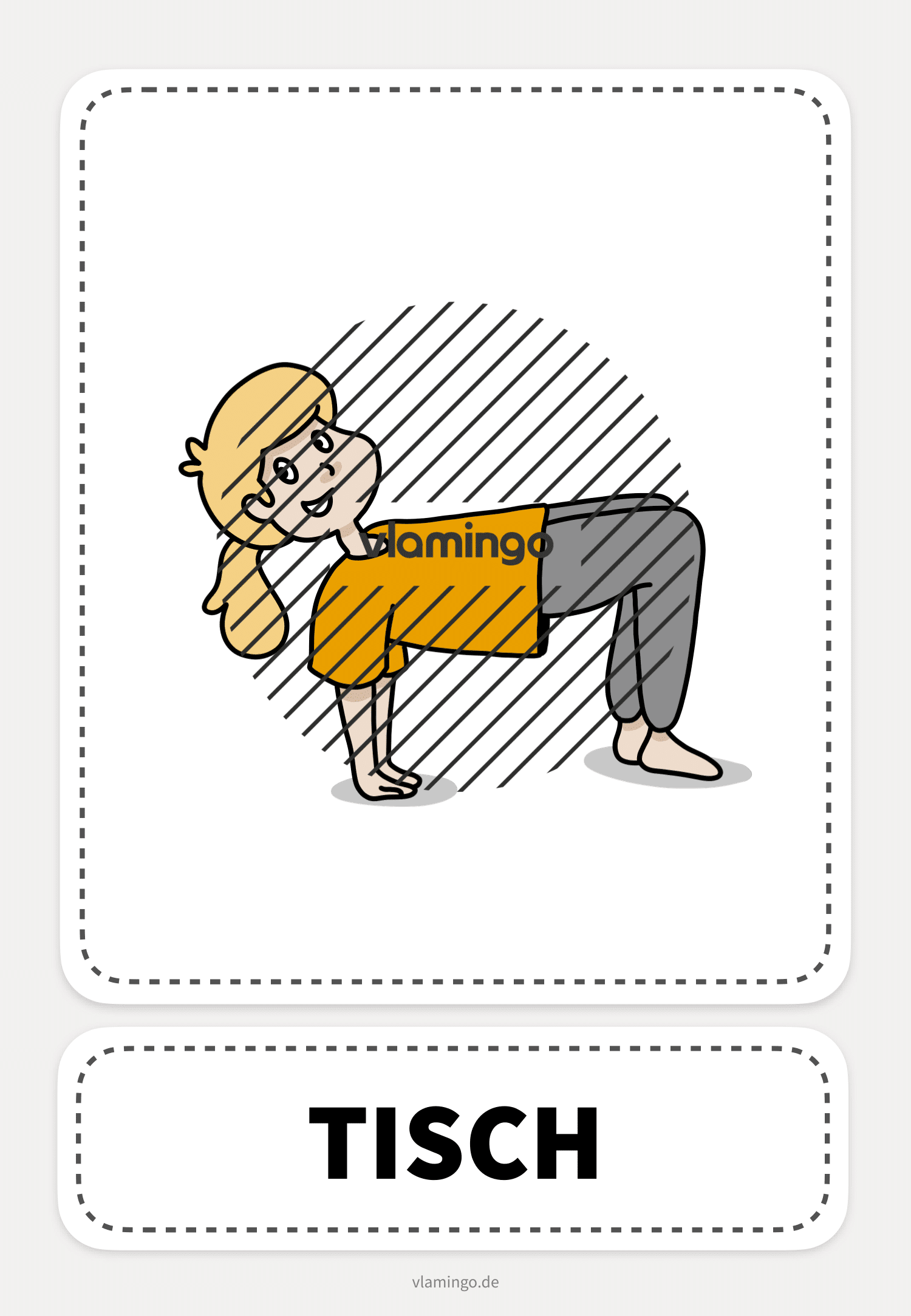 Tisch - Yoga-Übung (Kinderyoga)