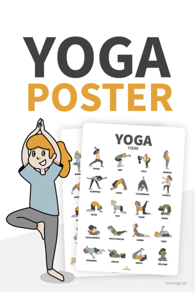 Yoga-Poster für Kinder