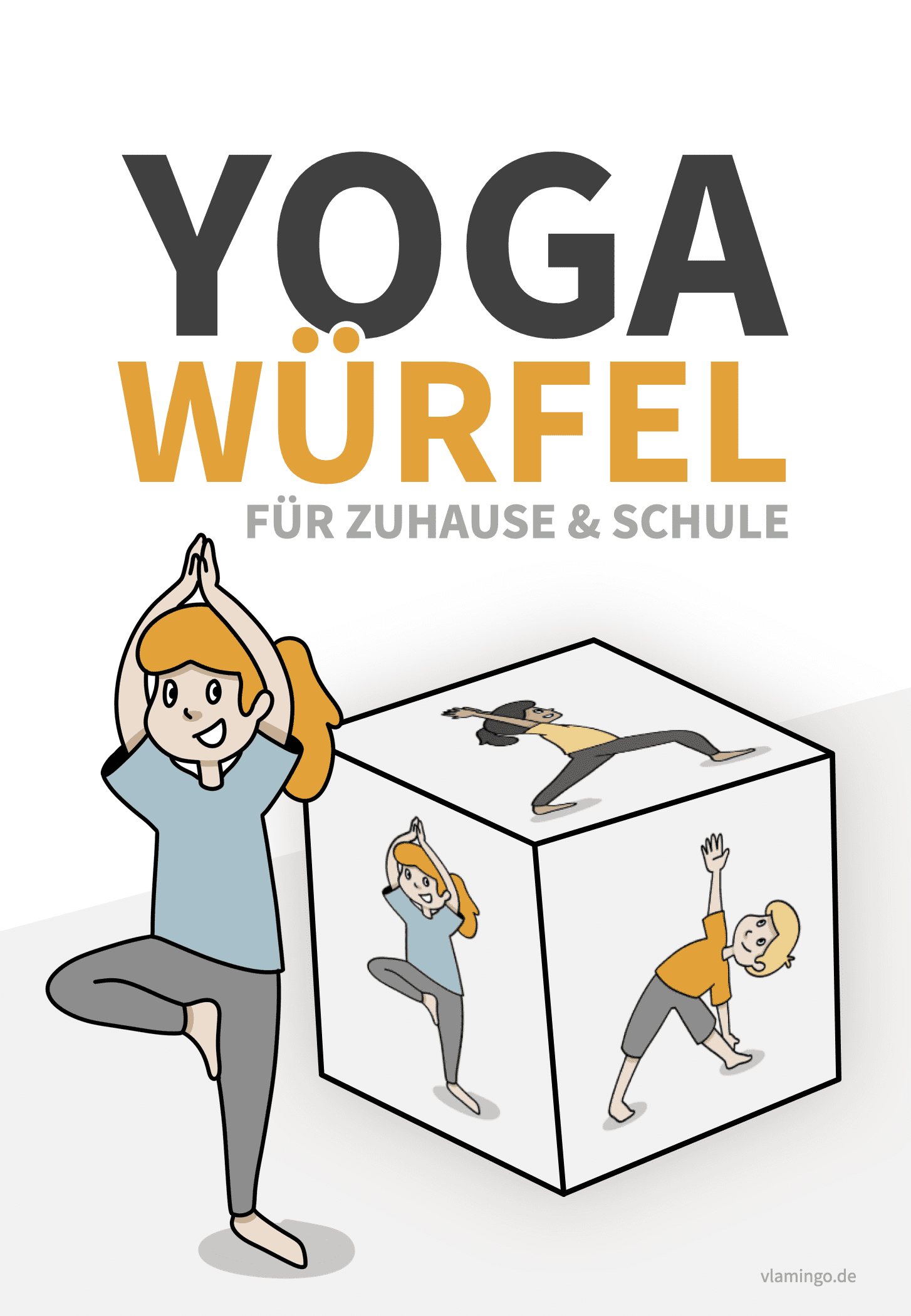 Yoga-Würfel - Bastelvorlage 2