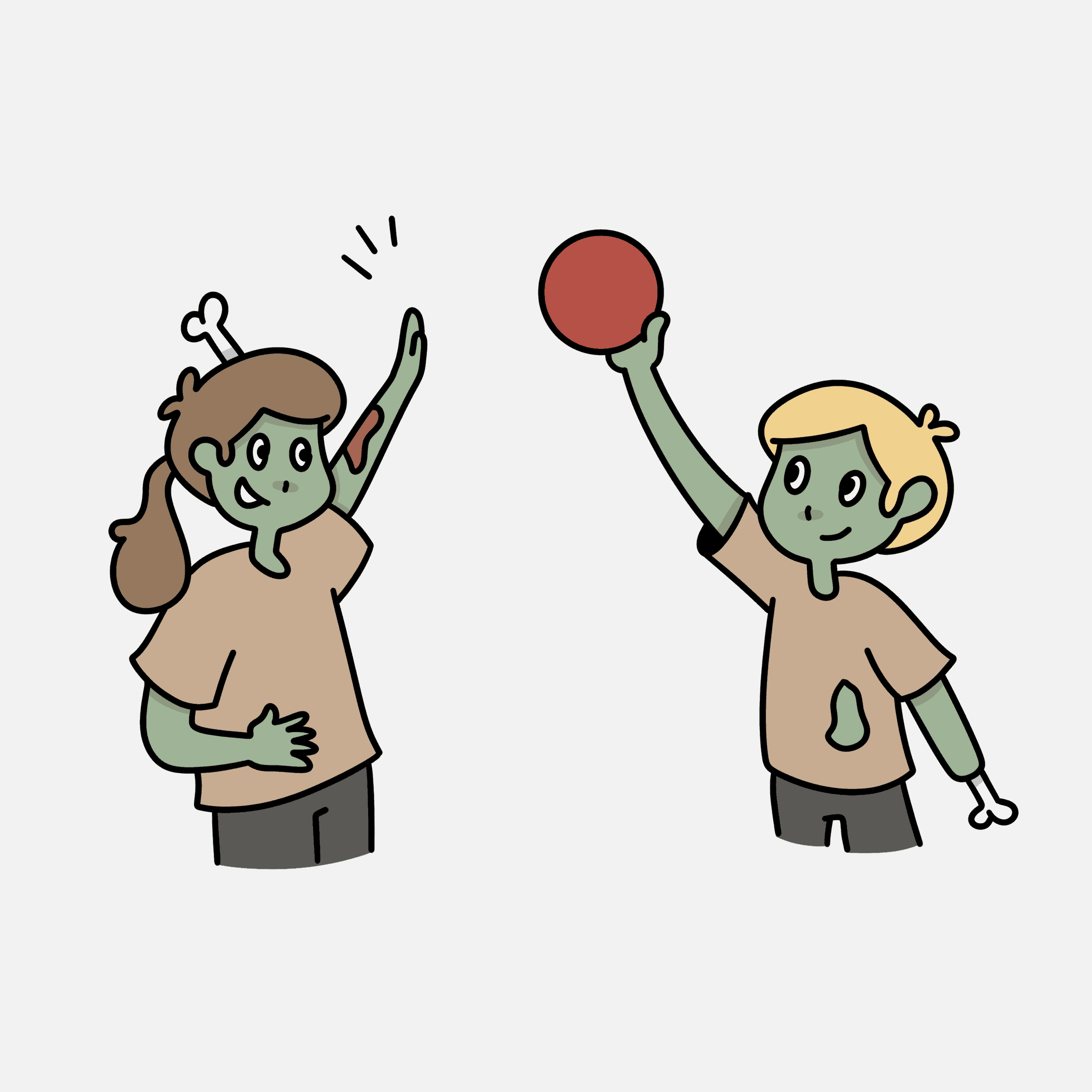 2er-Team-Zombieball 2er-Team-Zombieball