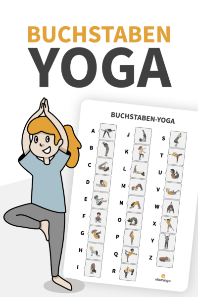 Buchstaben-Yoga für die Schule und zuhause - vlamingo