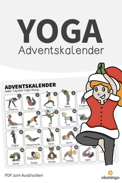 Kinderyoga-Adventskalender für die Schule & zuhause