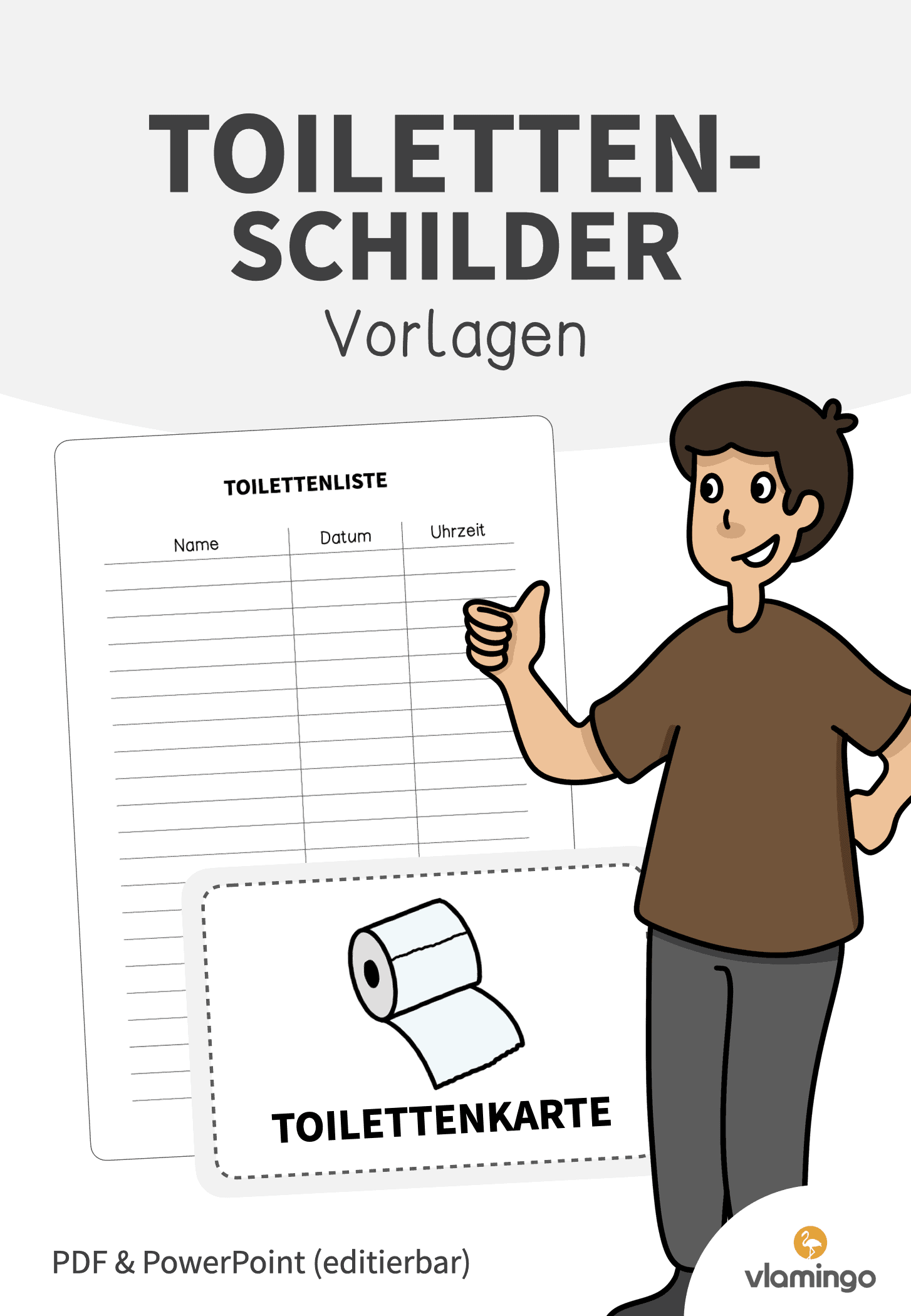 Toiletten-Schilder für die Schule