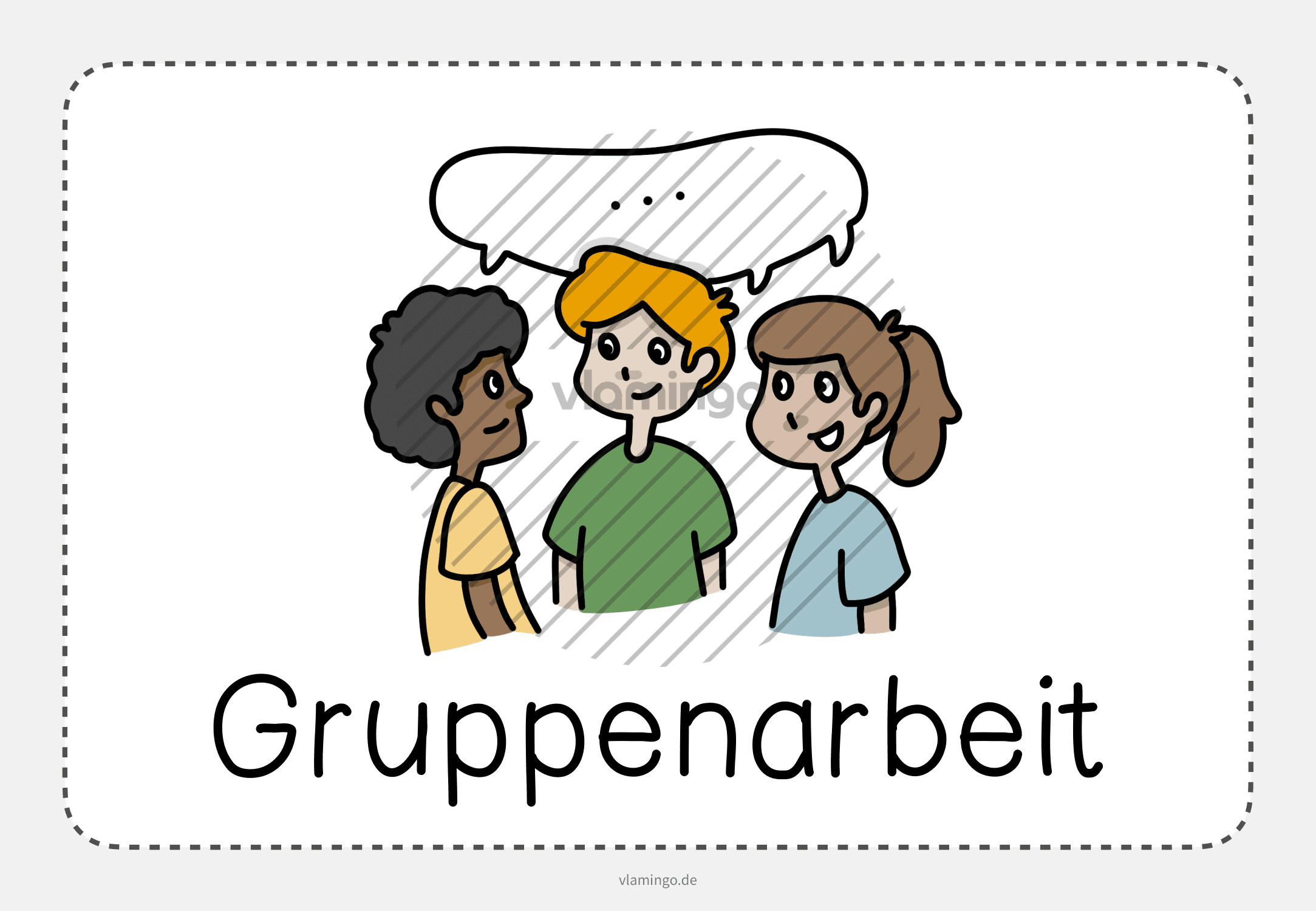 Gruppenarbeit - Bildkarte Gruppenarbeit - Bildkarte