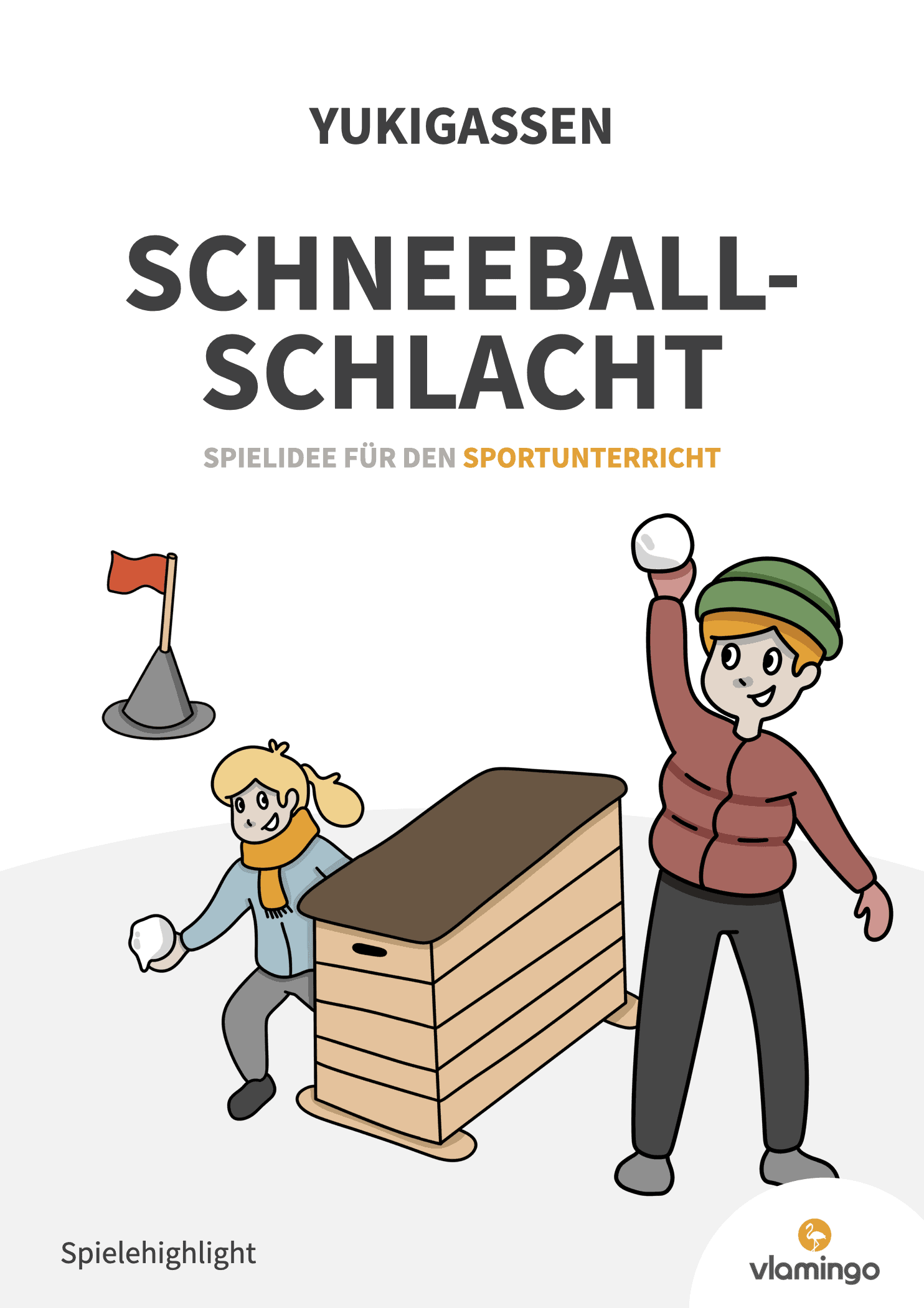 Schneeballschlacht im Sportunterricht - Yukigassen