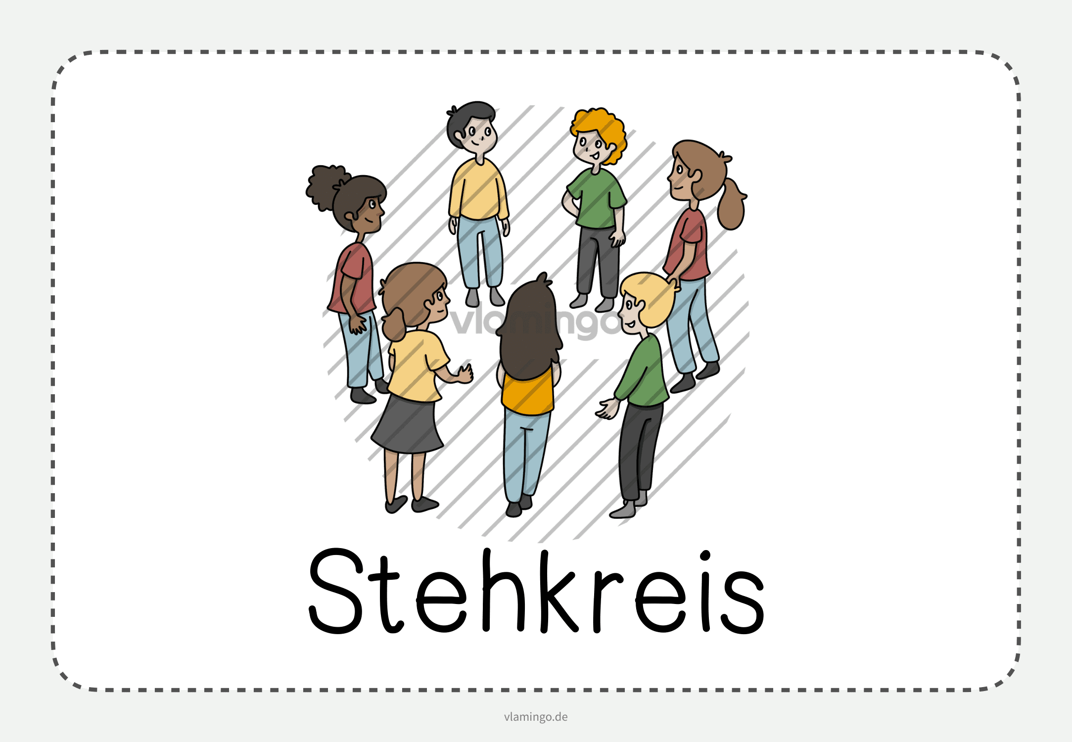 Stehkreis - Bildkarte Stehkreis - Bildkarte