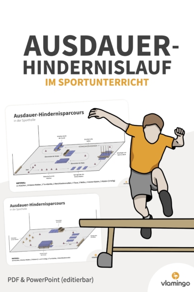 Ausdauer-Hindernislauf im Sportunterricht