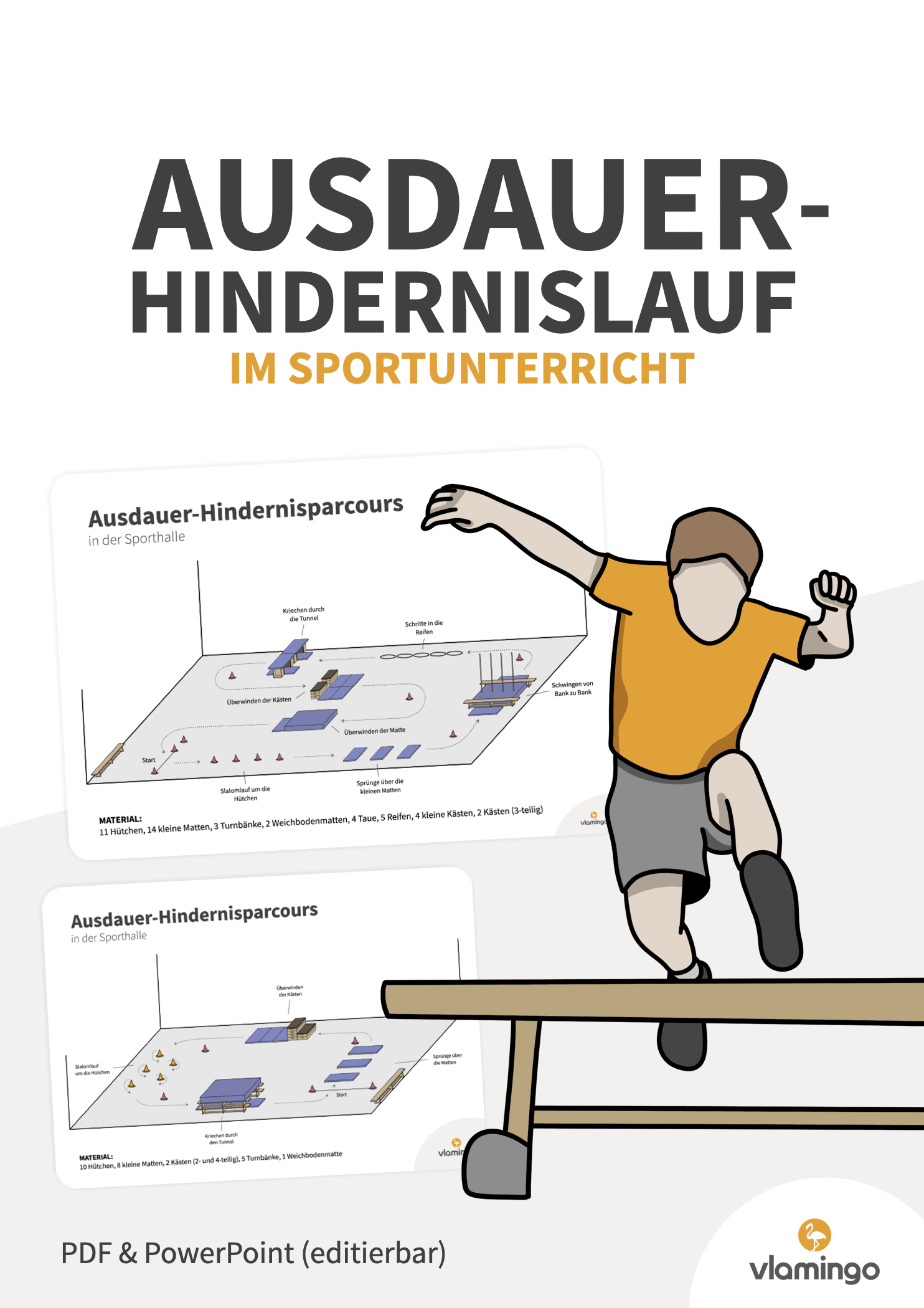 Ausdauer-Hindernislauf im Sportunterricht