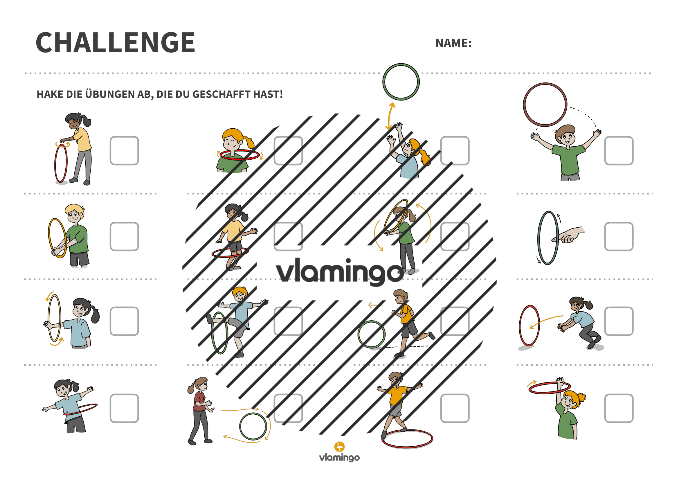 Challenge - Reifen - Einzelübungen Reifen - Challenge - Einzelübungen