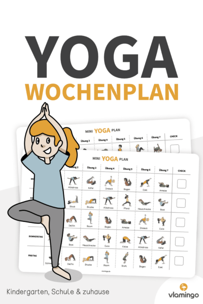 Mini-Yoga-Plan für zuhause, Kindergarten und Schule - vlamingo