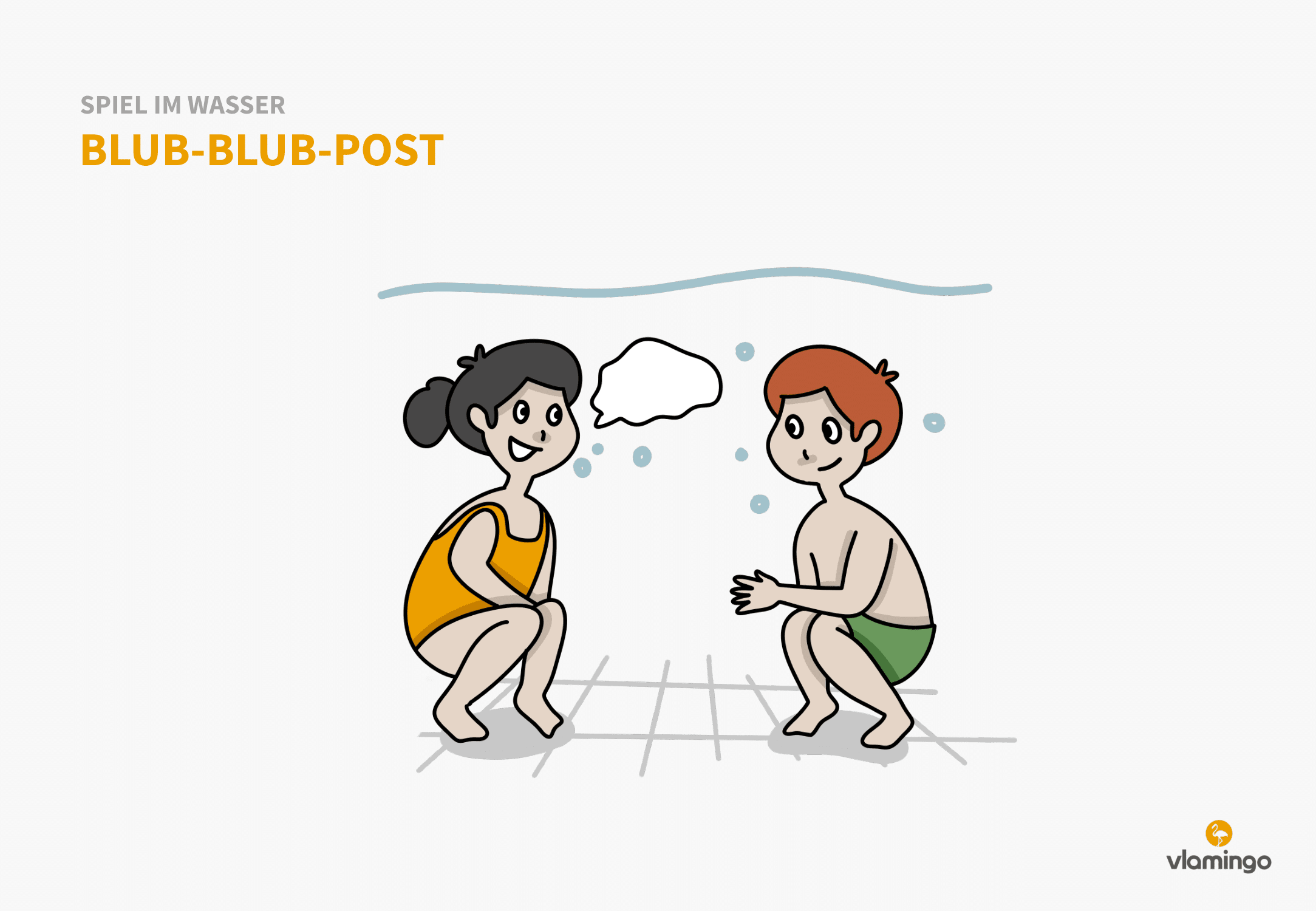 Blub-Blub-Post - Spiel im Wasser - Schwimmspiel