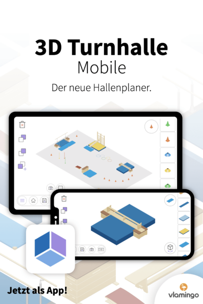3D Turnhalle Mobile (Hallenplaner)