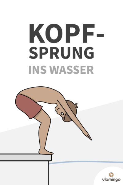 Kopfsprung ins Wasser - Köpfer Kopfsprung ins Wasser - Köpfer